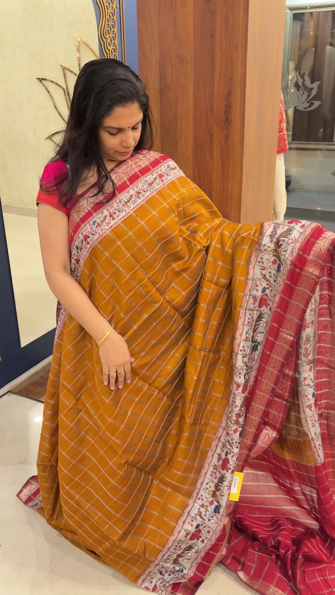 Maheshwari Silk Cotton Saree
Product Code - TTDS2675
Sale Price ...