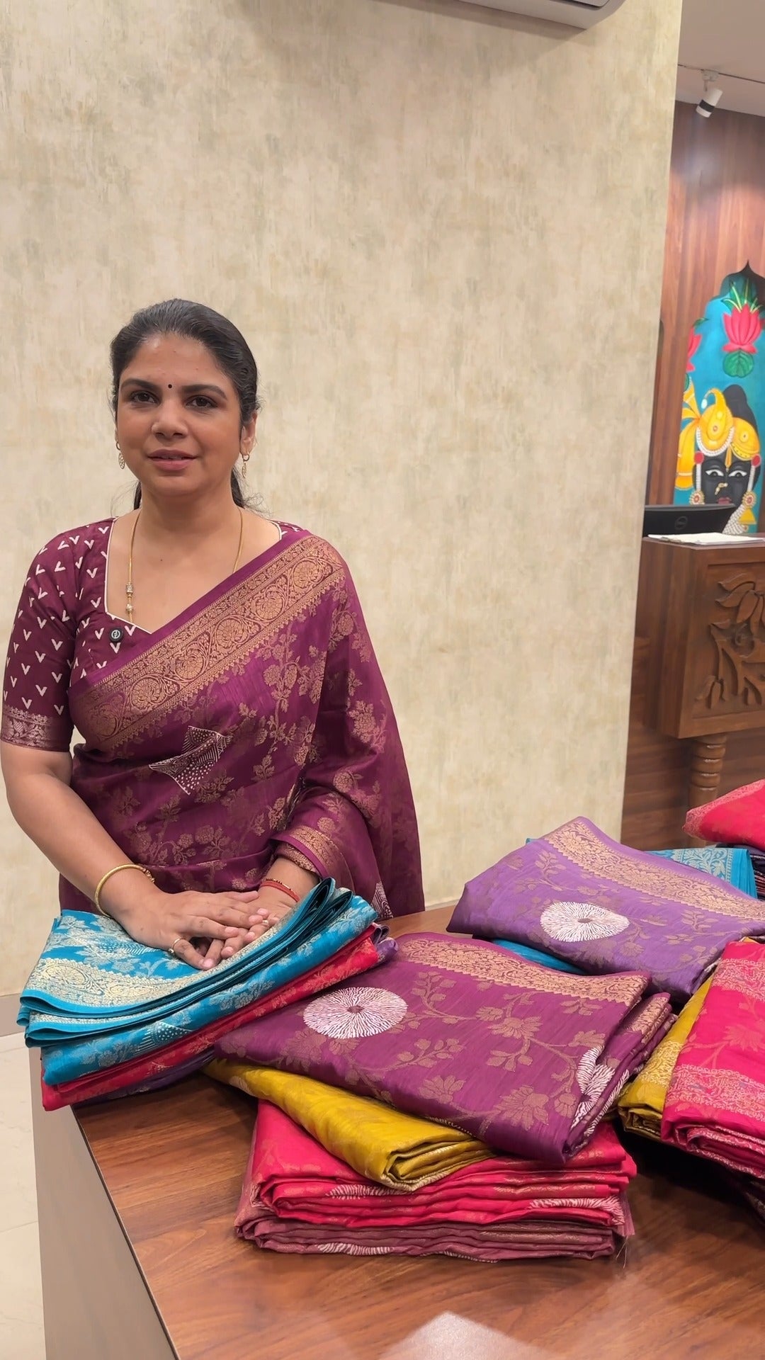 Banarasi Semi Tussar Saree
Tag Price @ Rs.1500/-
Offer Price @ Rs....