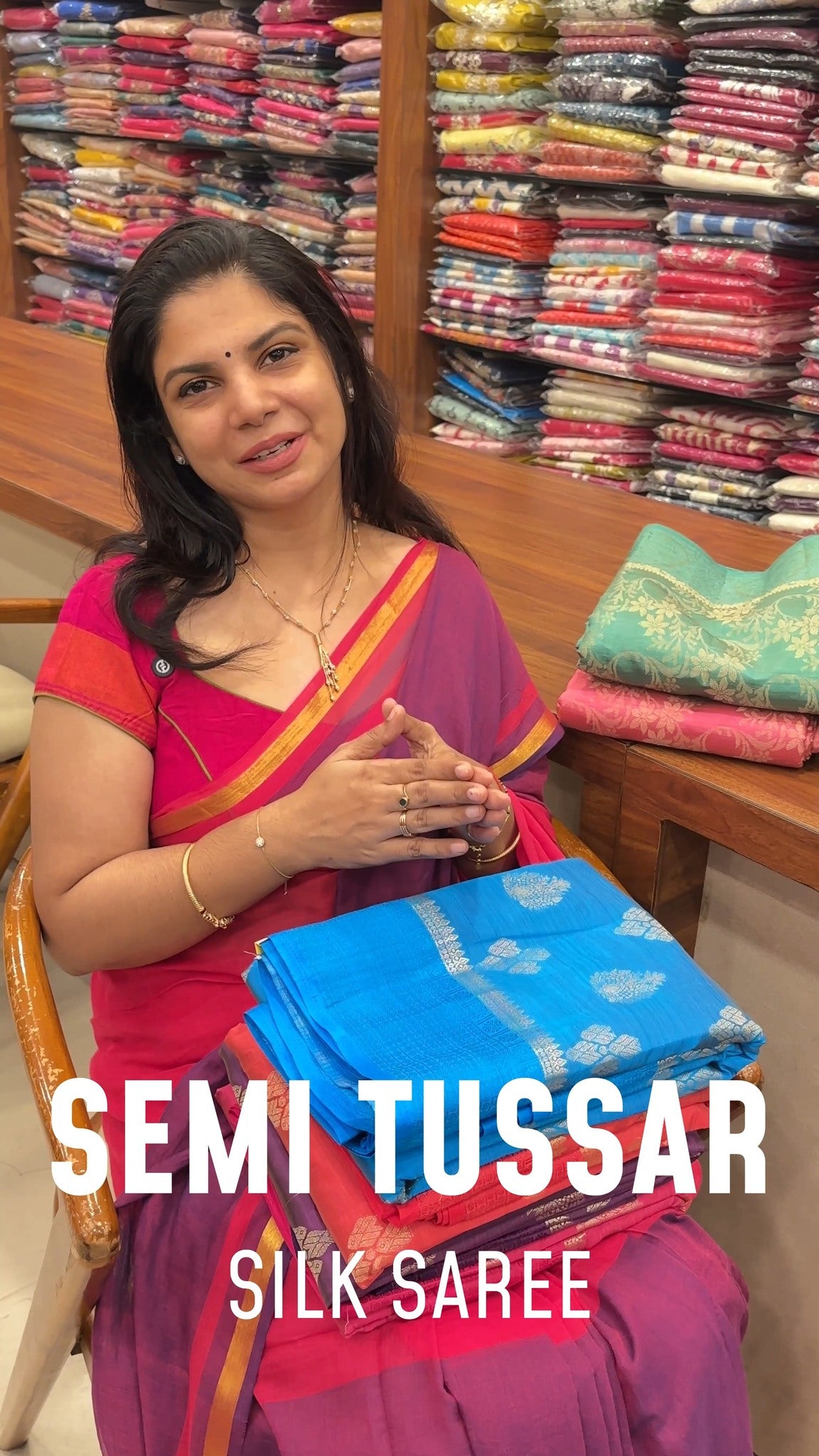 Semi Tussar Silk Saree Collections
Product Code - TTDS2682, TTDS26...