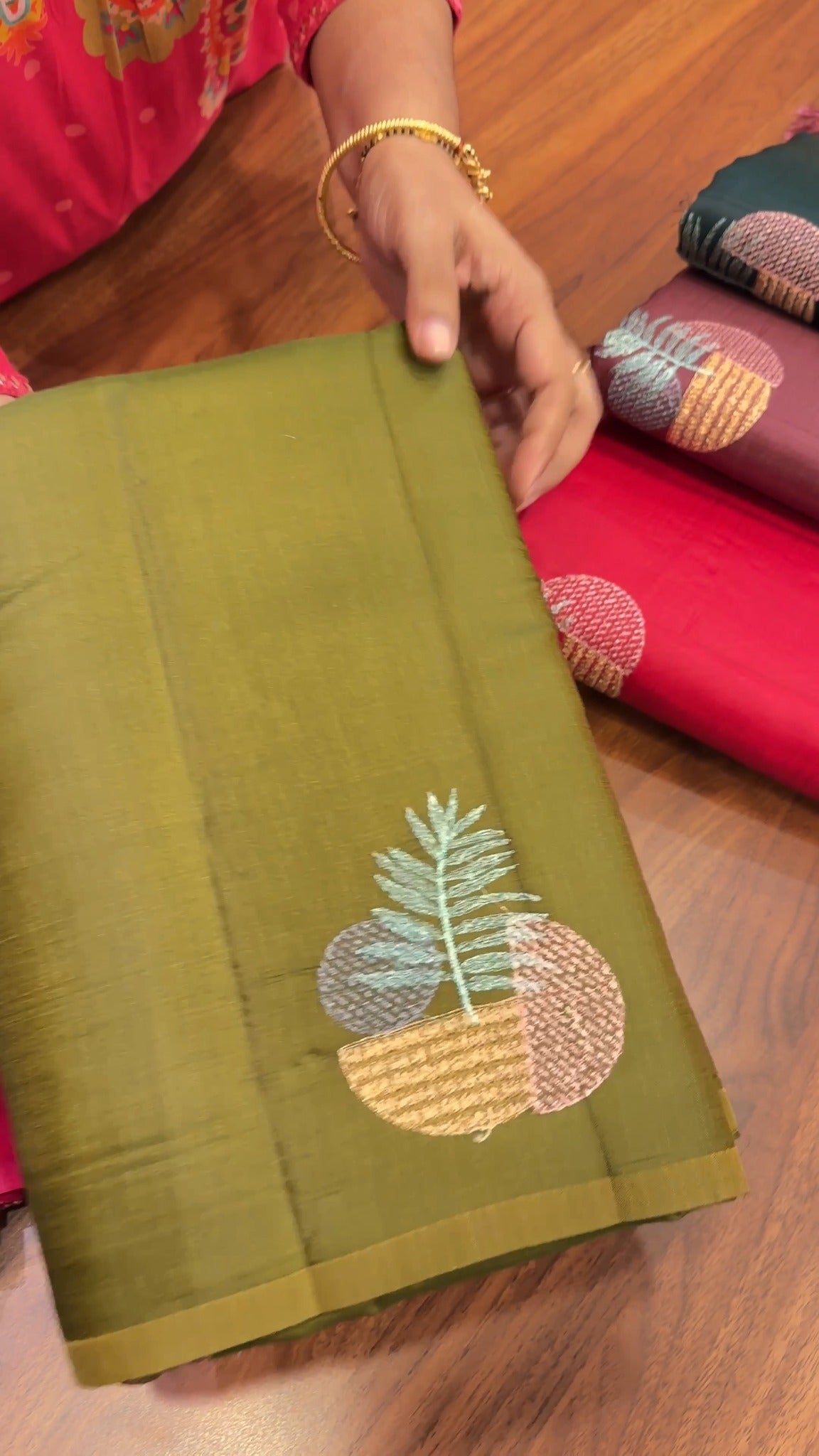 Premium Butter Silk saree woven with a glossy finish and a flawless...