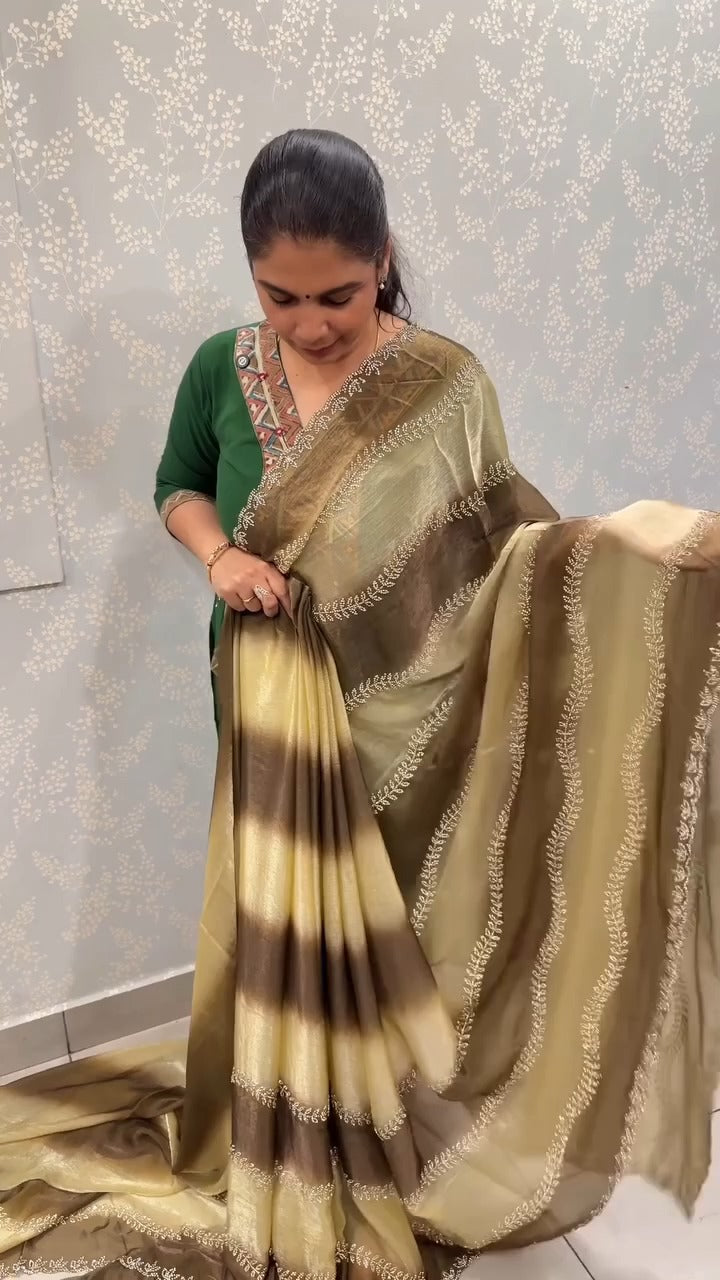 Designer Saree With Stone Work
Product Code - TTDS2440
Regular Pr...