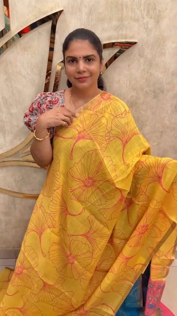 Printed Chanderi Cotton Saree
Product Code - TTDS2171
Regular Pri...