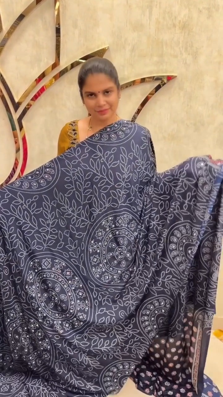 Bandhini Printed Crepe Saree
Product Code - TTDS2599
Sale Price ...