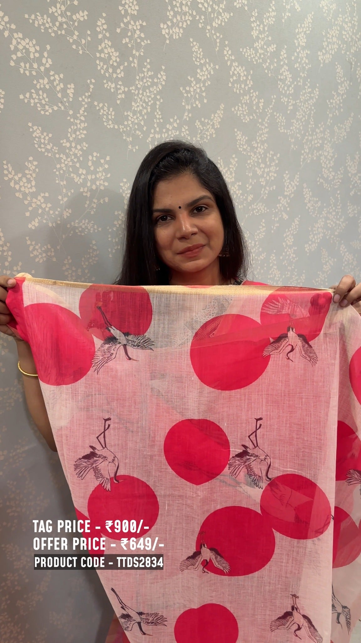 Printed Linen Cotton Saree
Produt Code - TTDS2834
Regular Price ...