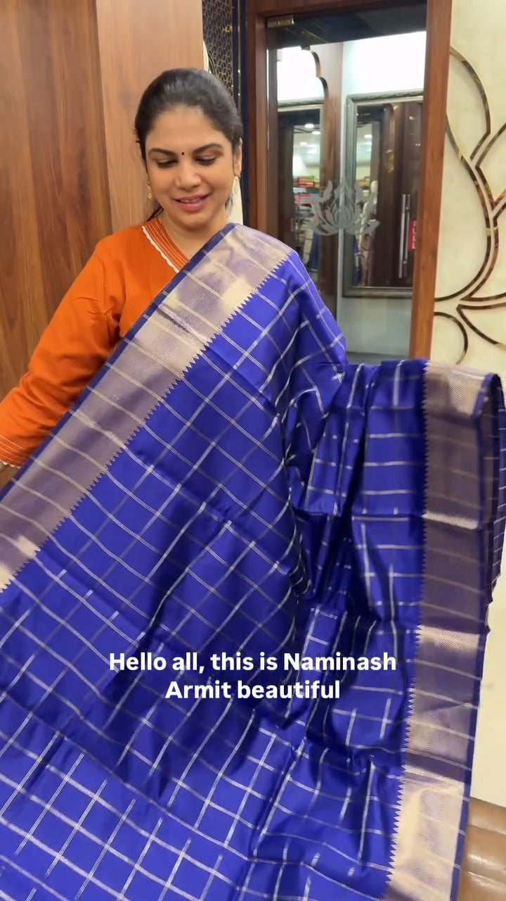Maheshwari Silk Saree
Maheshwari silk saree featuring timeless ch...