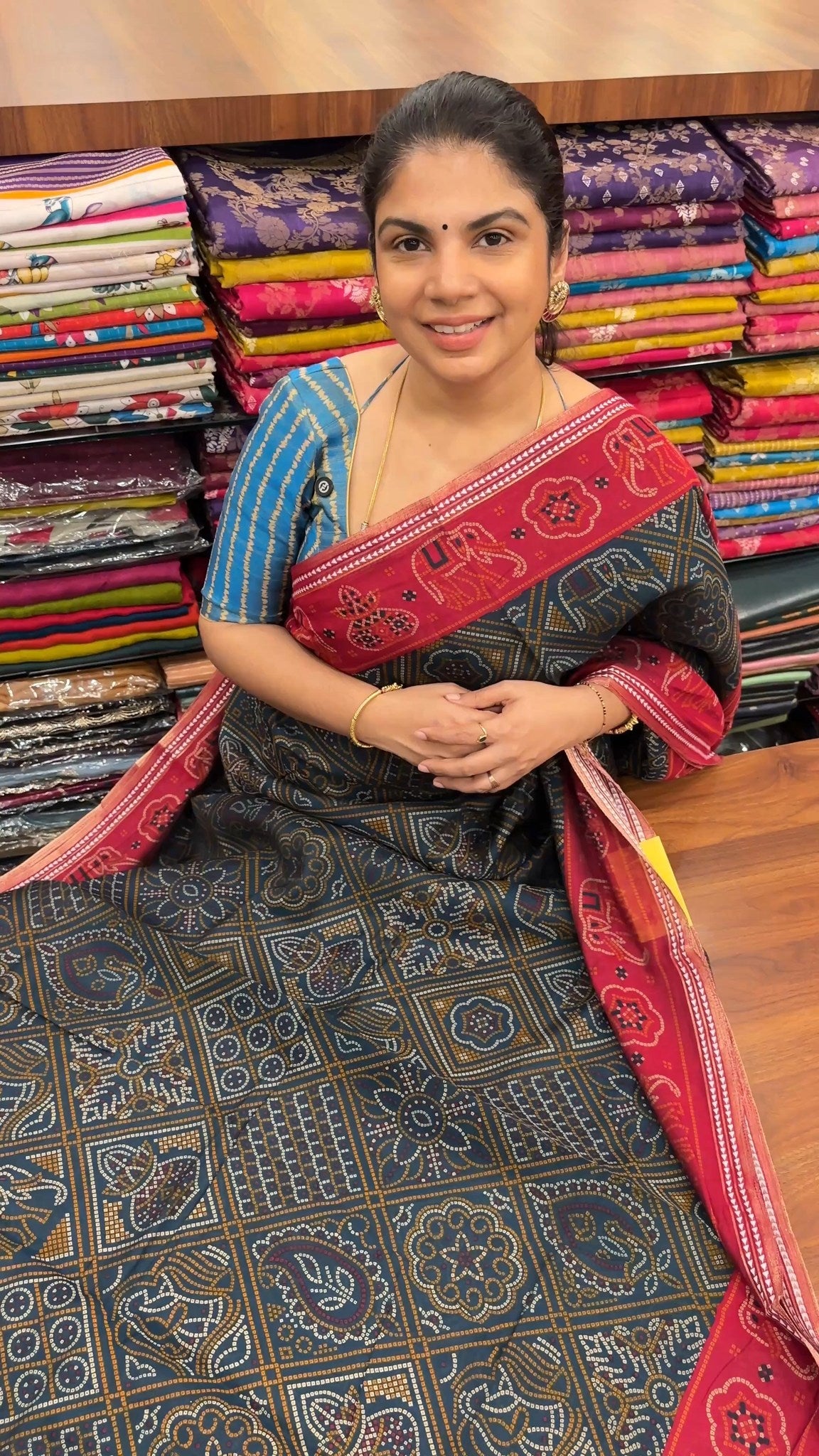 Malai Cotton Saree | TTDS2889
Malai cotton saree is loved for its ...