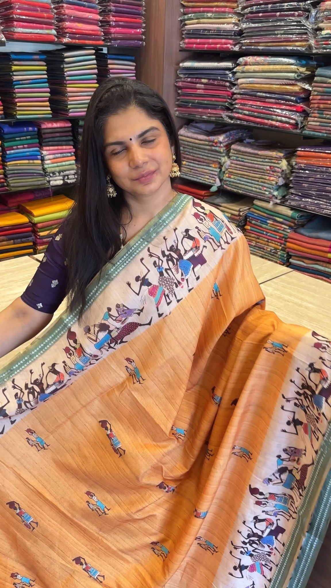 Printed Art Silk Saree | TTDS2940
A stylish and lightweight saree ...