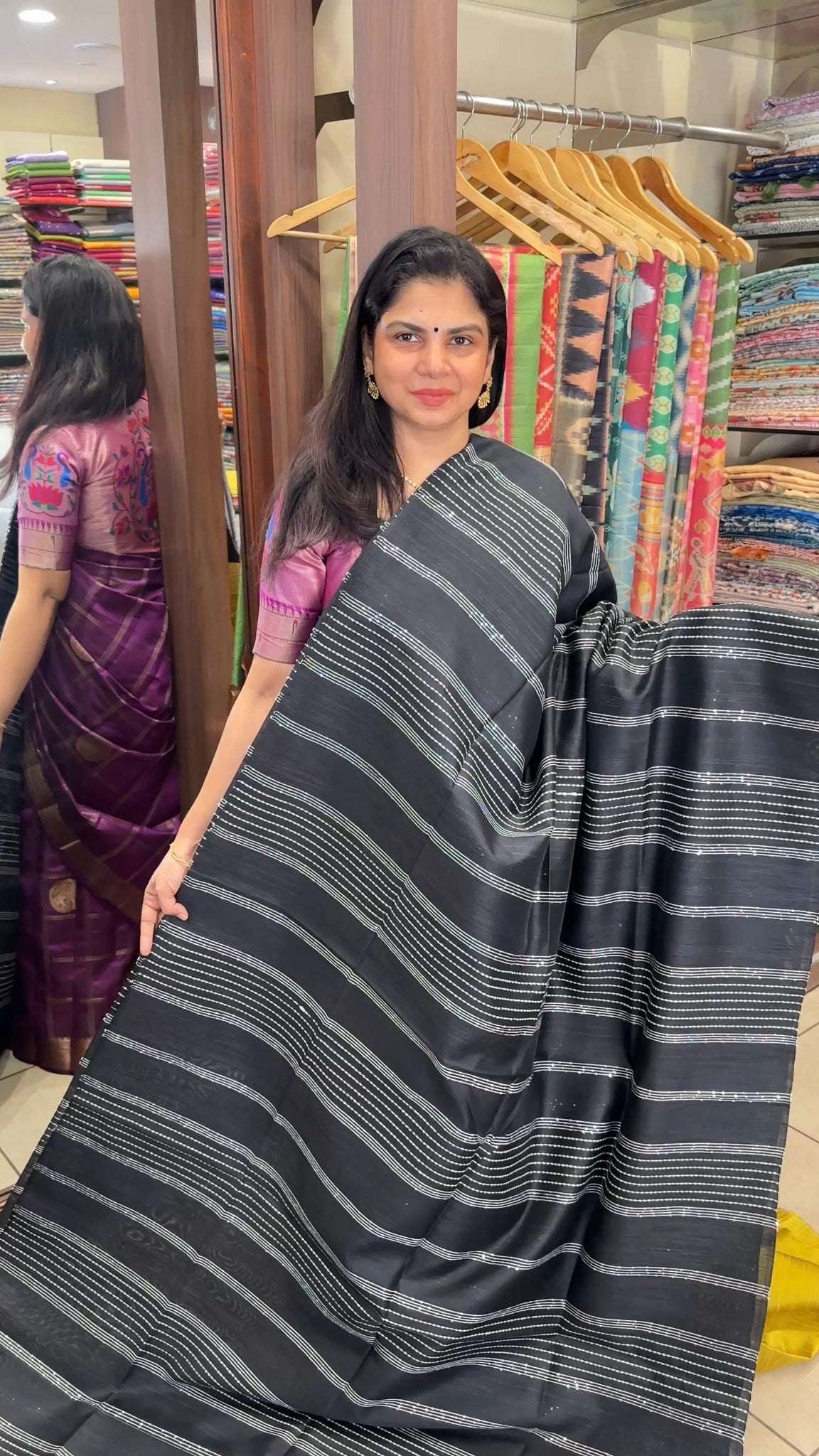 Draped in elegance ✨
Raw Silk Saree with Sequins Work
Product Co...