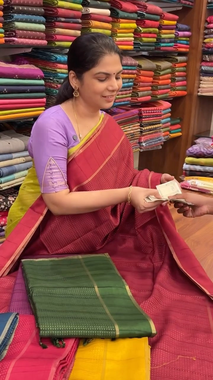 Handloom Matka Silk Saree | TTDS2896
A beautiful blend of traditio...