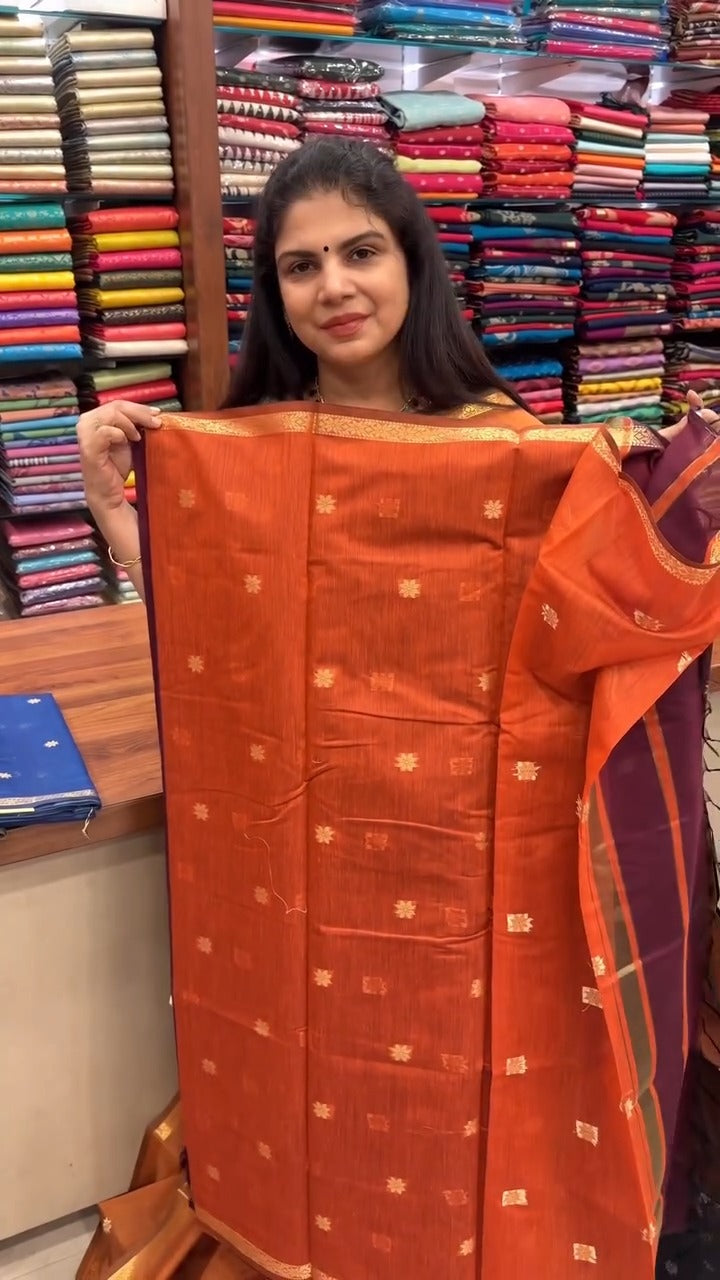 Maheshwari Silk Cotton Saree
Product Code - TTDS2871
#sareeshopp...