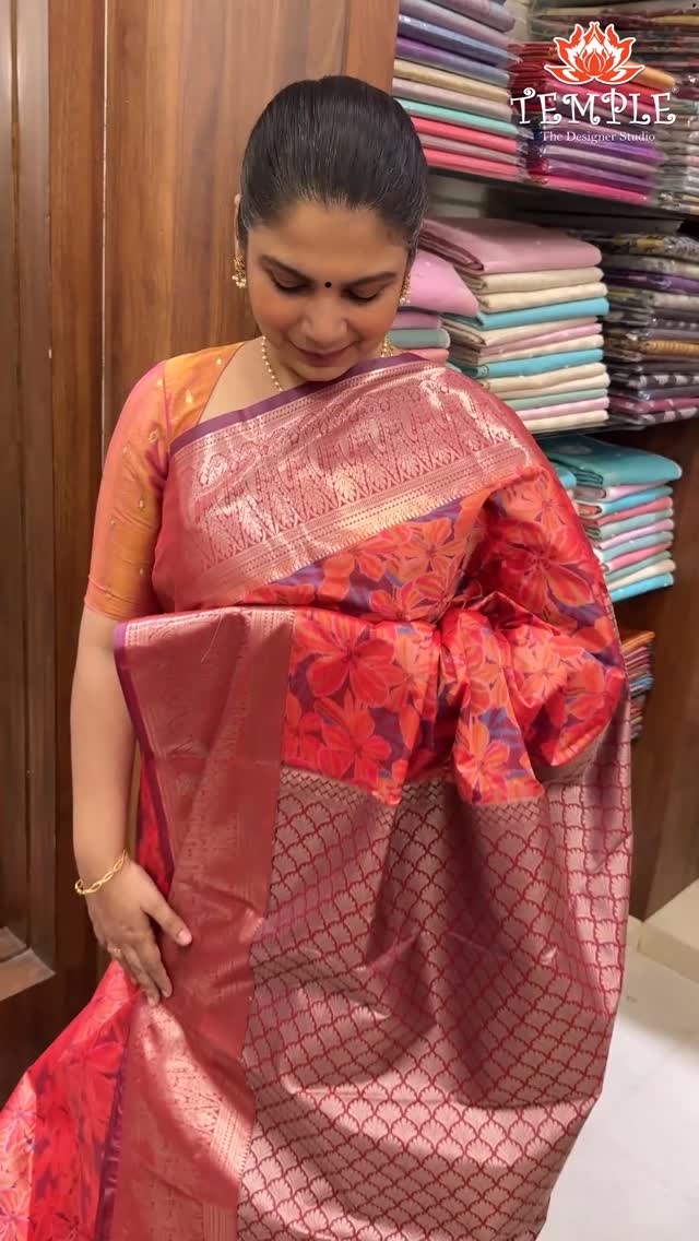Fusion Silk Saree - Contemporary Style
For More Queries Whatsapp @...