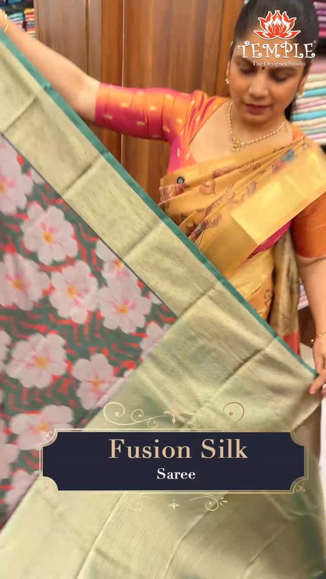 Fusion Silk Saree Collection
designersarees #designersaree #silks...