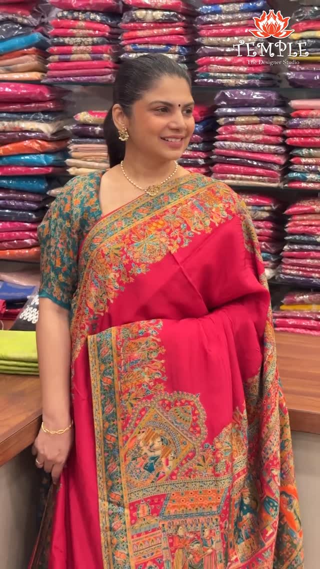 Pashmina Silk Saree
For More Queries Whatsapp @ 9840306334
#sare...