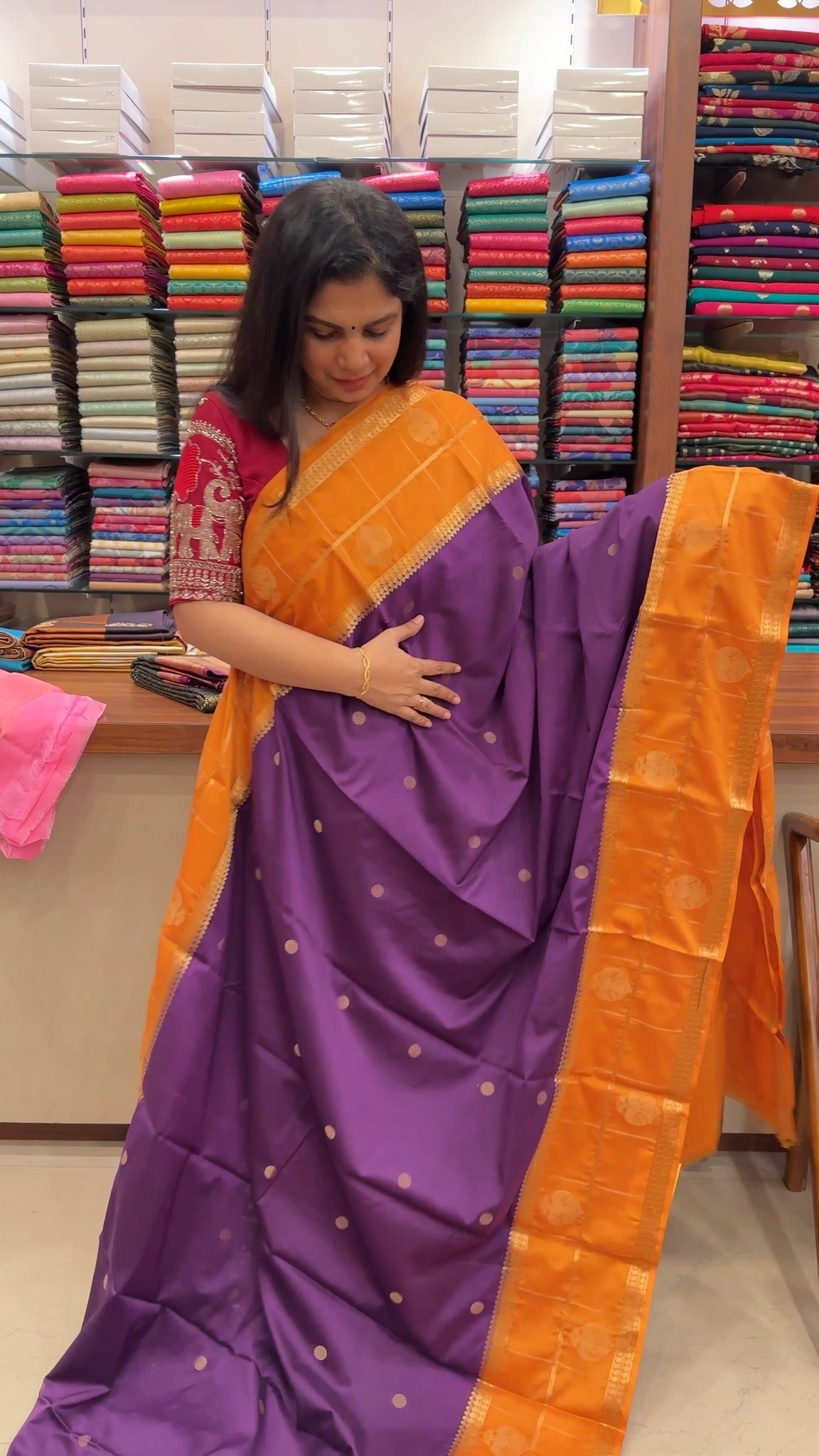 Semi Mysore Silk Saree | TTDS3031
#saree #sareelove #sareefashion ...