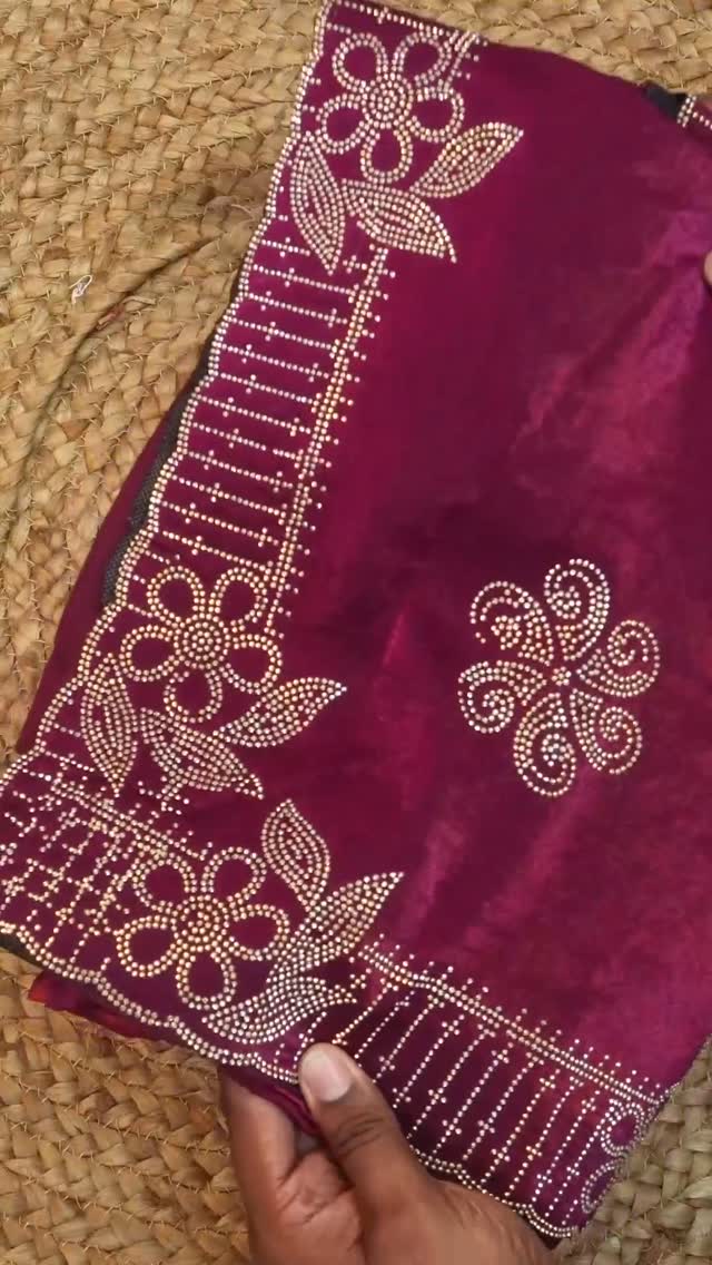 Cocktail Wear Designer Saree
WhatsApp us @ 9840306334 for queries