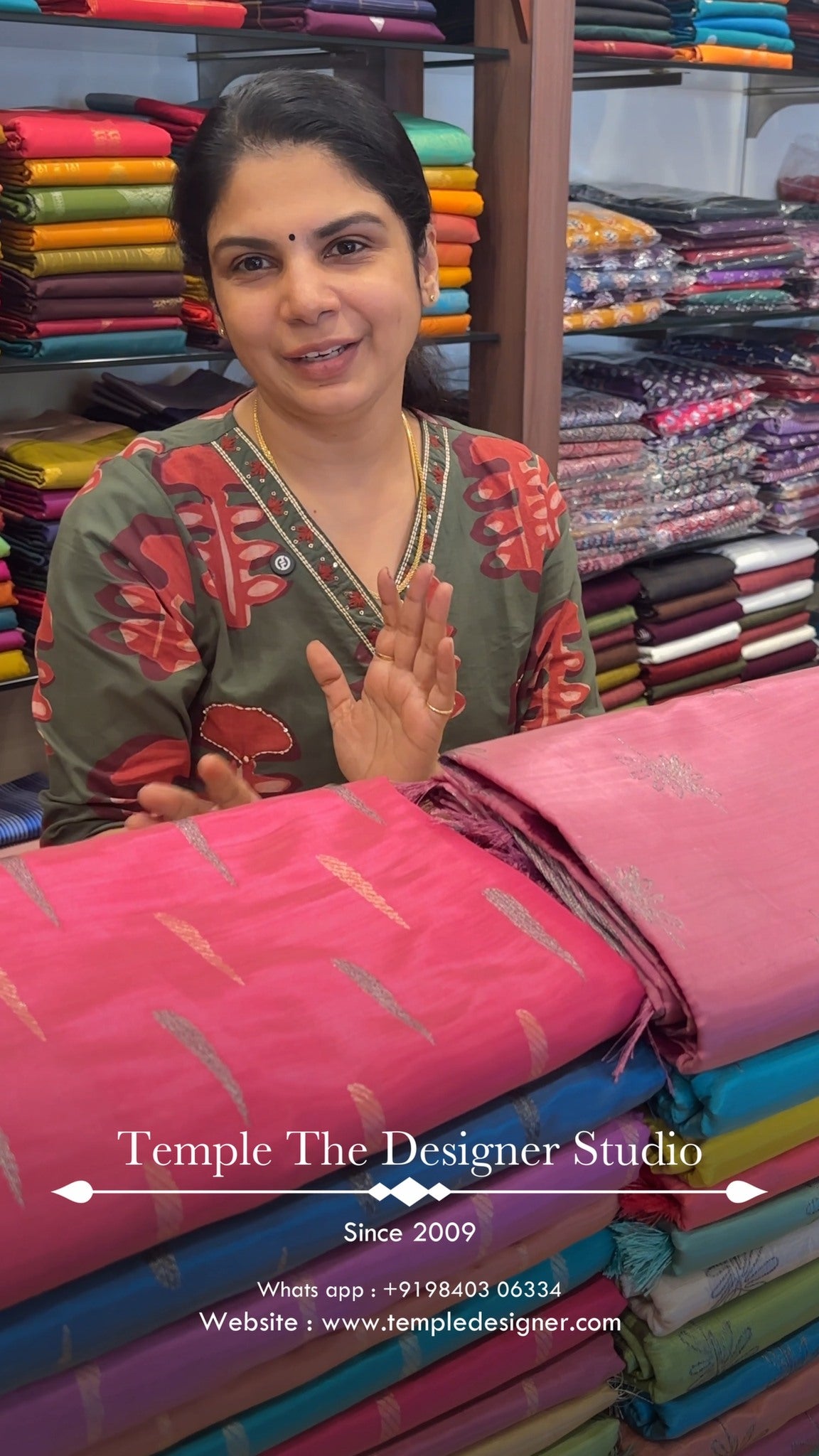 Saree Name - Semi Tussar Saree & Chanderi Saree
Blouse - Running B...