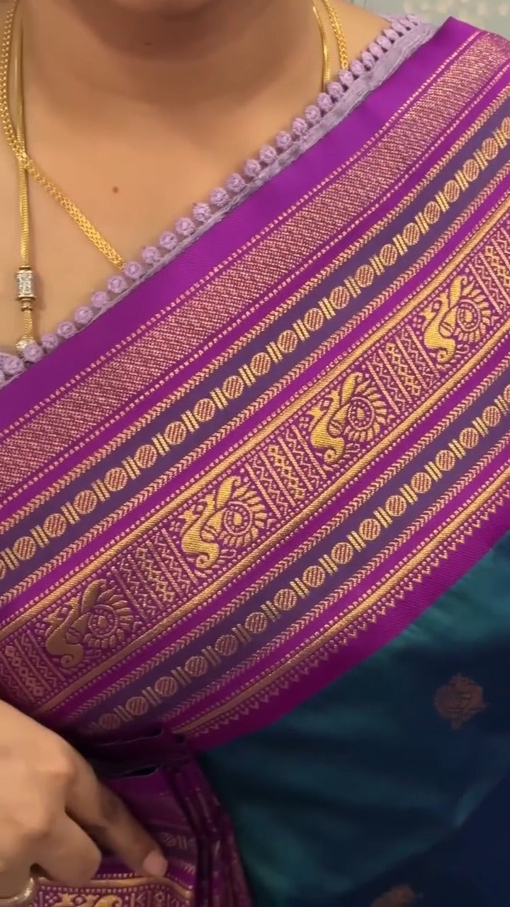 Saree Code - TTDS3123
Saree Name - Semi Silk Saree
Blouse - Contr...