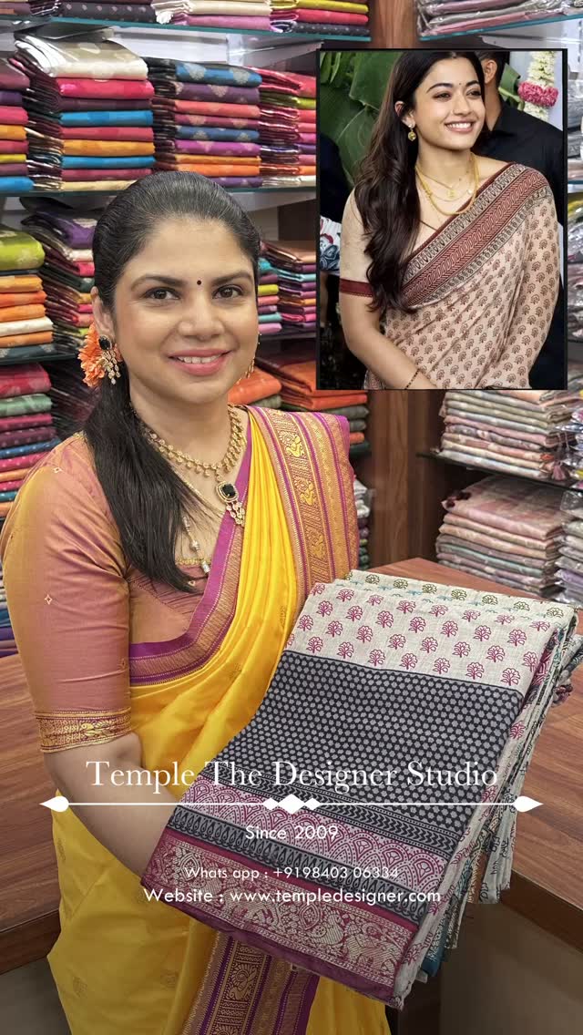 Product Codes - TTDS3322
Saree Name - Chennur Cotton Saree
Blous...