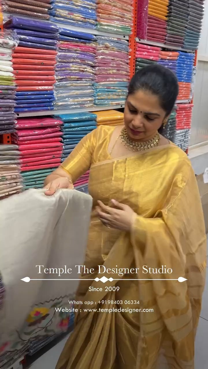 Saree Code - TTDS3421
Saree Name - Tissue Silk Saree
Blouse - Sel...