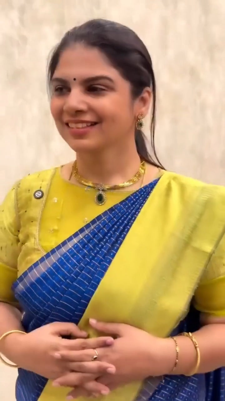 Restock Alert!
Saree Code - TTDS2887
Saree Name - Chappa Silk Sar...