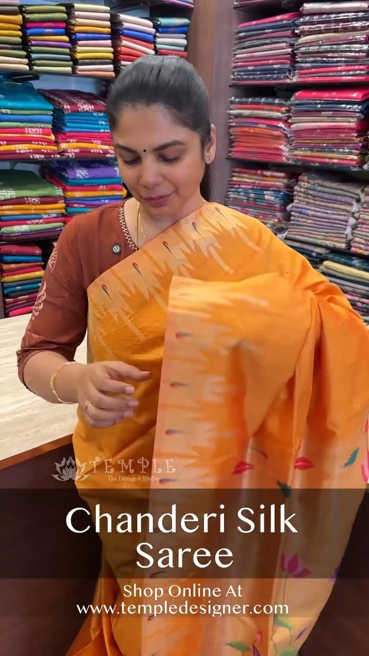 Saree Code - TTDS2872
Saree Name - Chanderi Silk Saree
Blouse - S...