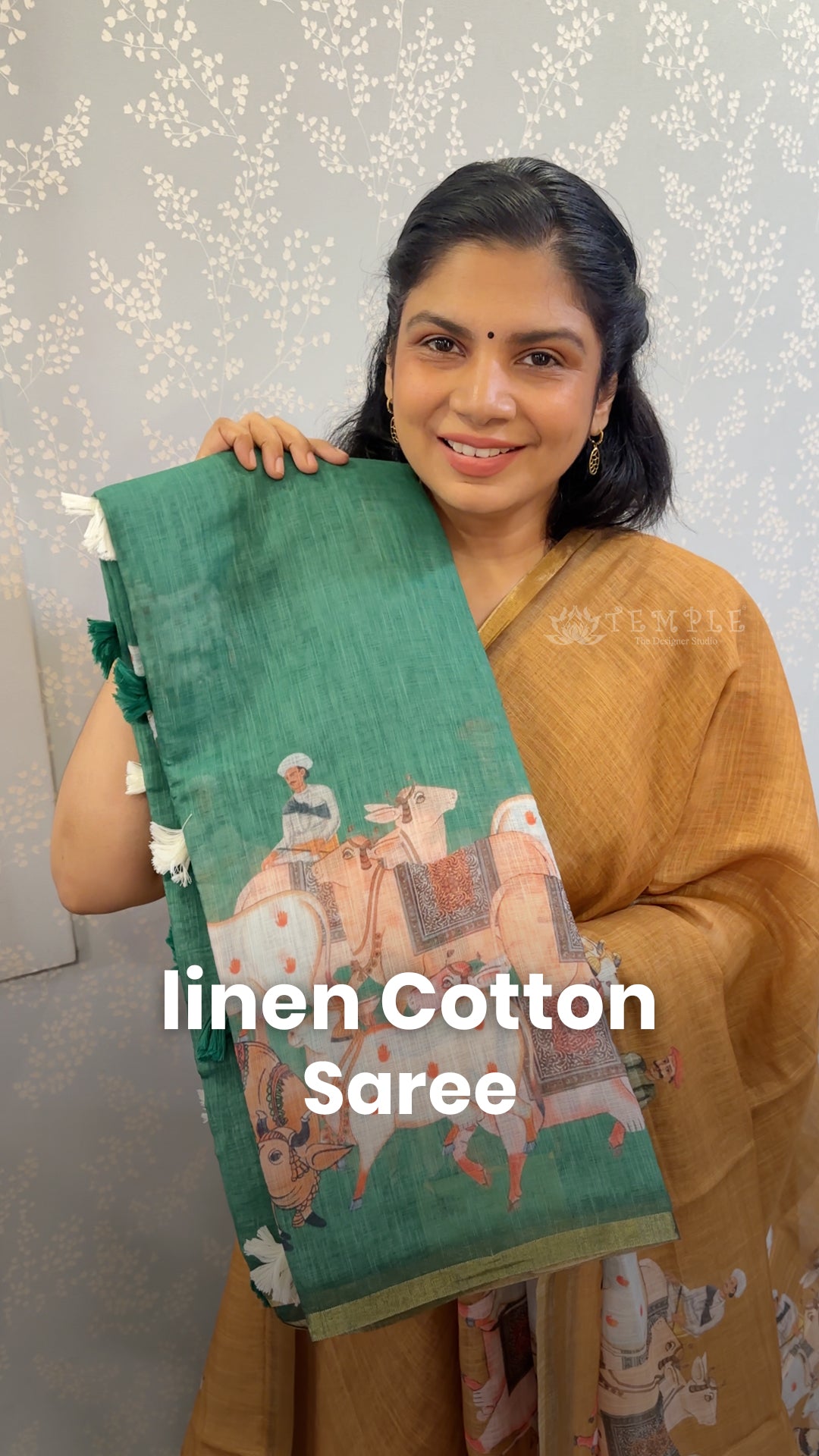 Saree Code - TTDS3050
Saree Name - Linen Cotton Saree
Blouse - Pr...