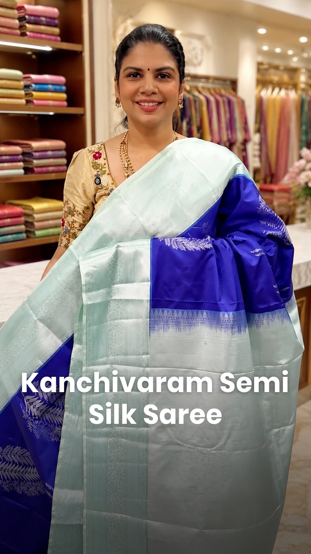 Saree Code - TTDS2343
Saree Name - Kanchivaram Semi Silk Saree
Bl...