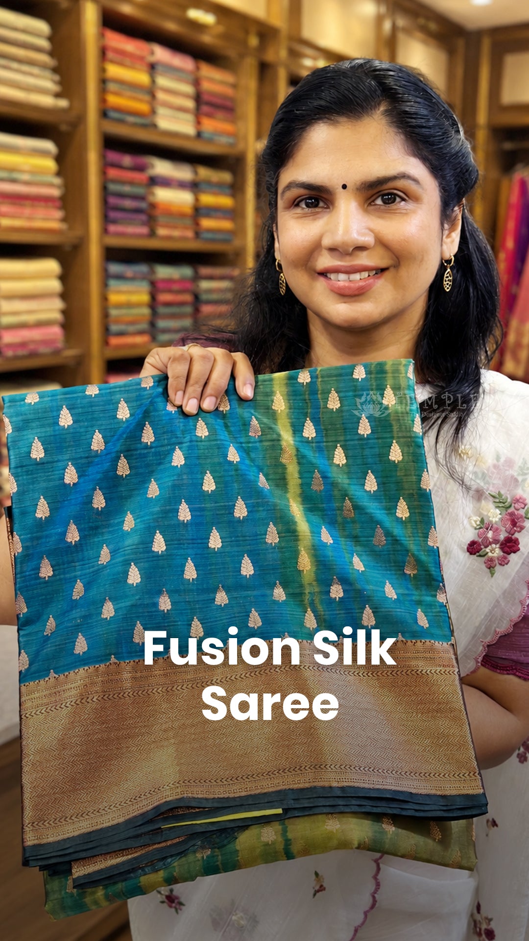 Saree Name - Fusion Silk Saree
Blouse - Contrast Blouse
Length - ...