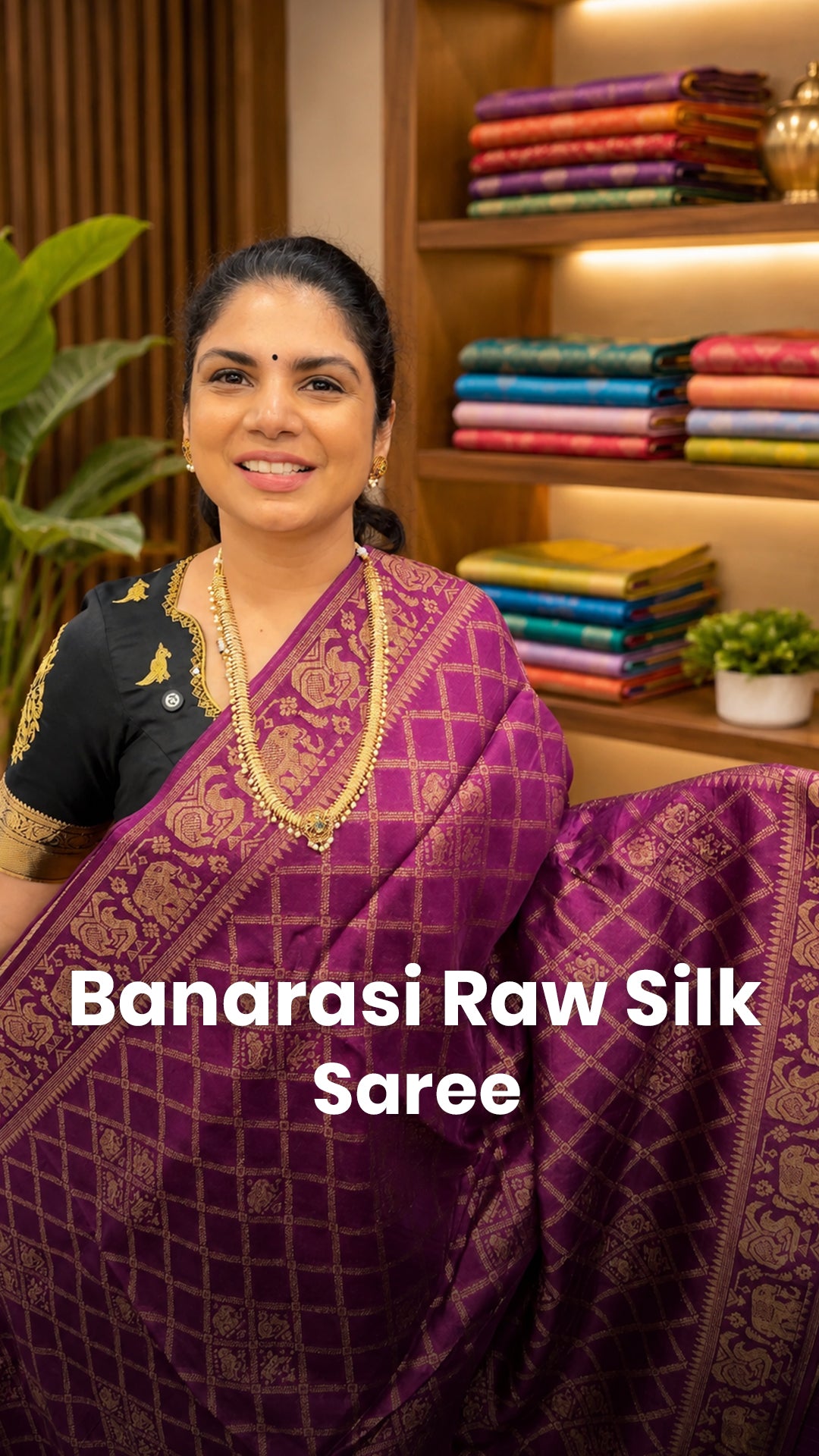 Saree Name - Banarasi Raw Silk Saree
Blouse - Self Colour Blouse
...