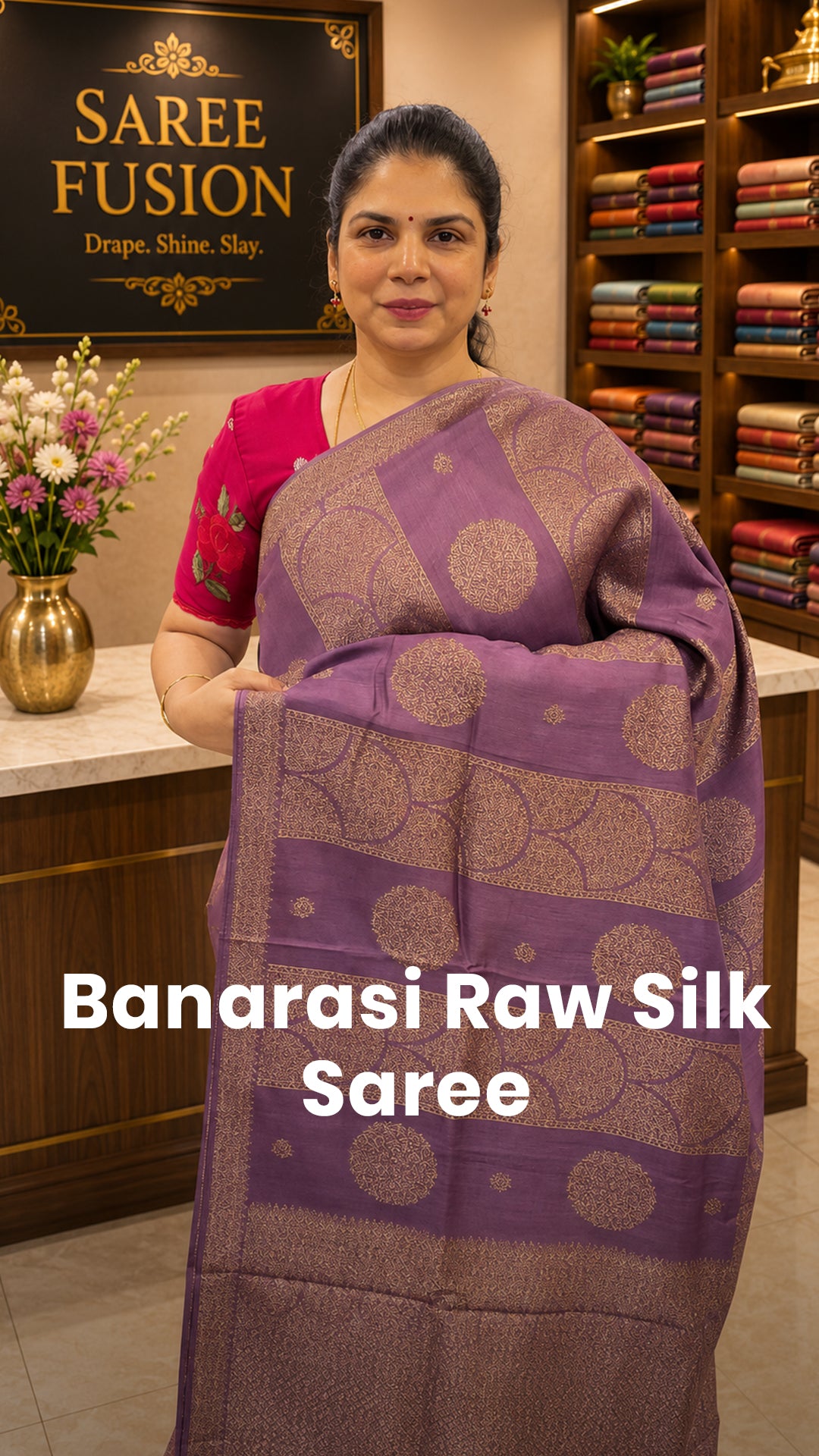 Saree Code - TTDS3470
Saree Name - Banarasi Raw Silk Saree
Blouse...