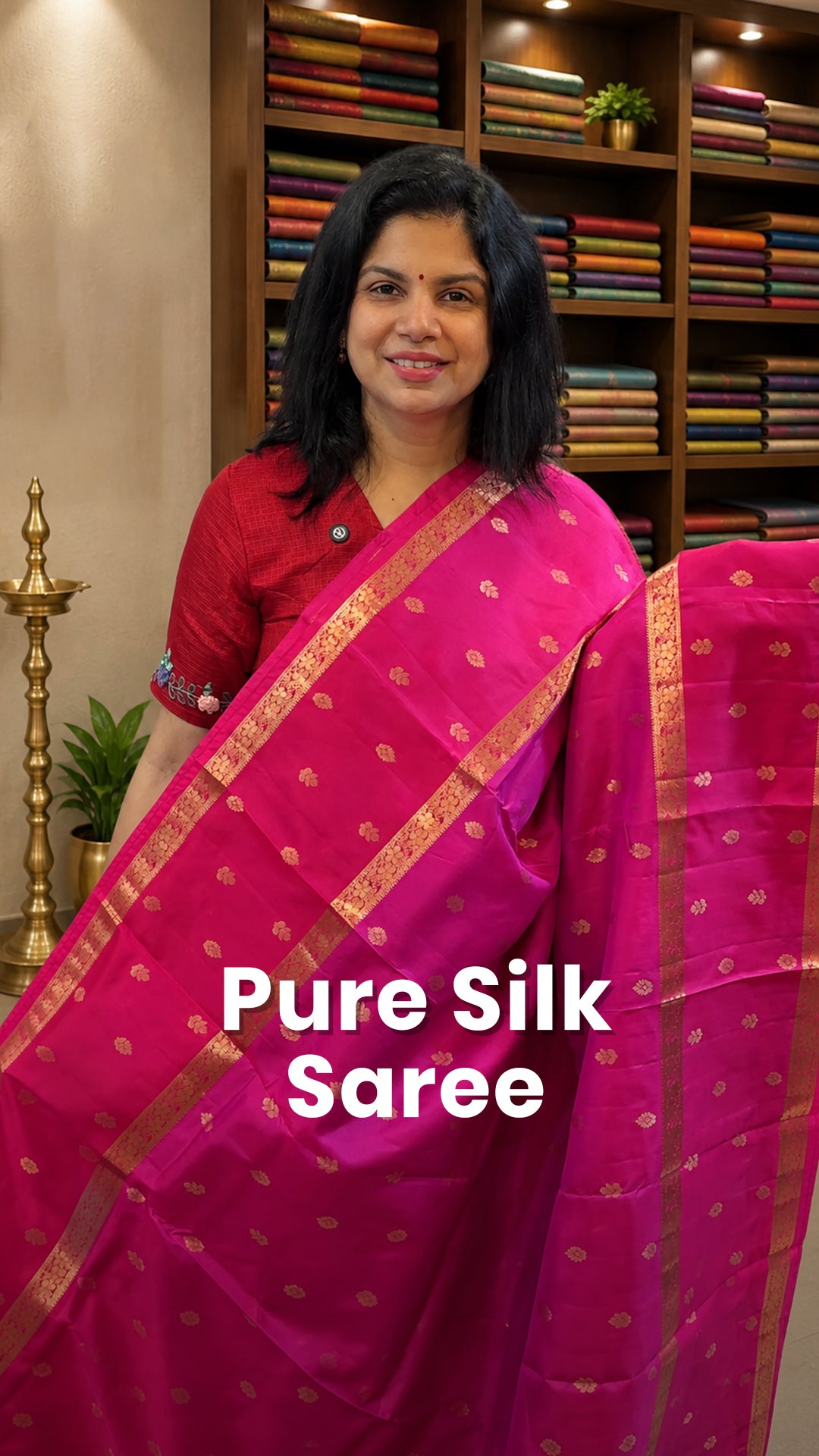 Saree Name - Sita Series(Pure Silk Saree)
Blouse - Contrast Blouse...