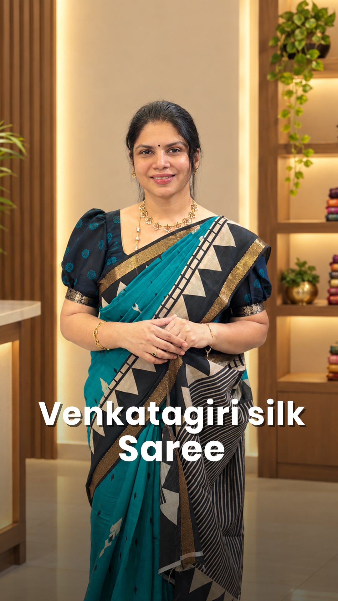 Saree Code - TTDS3558
Saree Name - Venkatagiri Silk Saree
Blouse ...