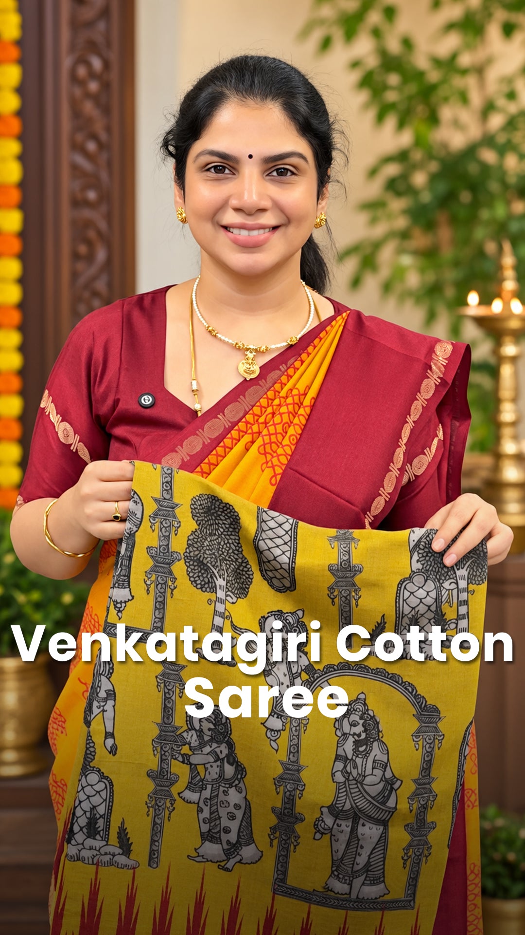 Saree Code - TTDS3566
Saree Name - Venkatagiri Cotton Saree
Blous...