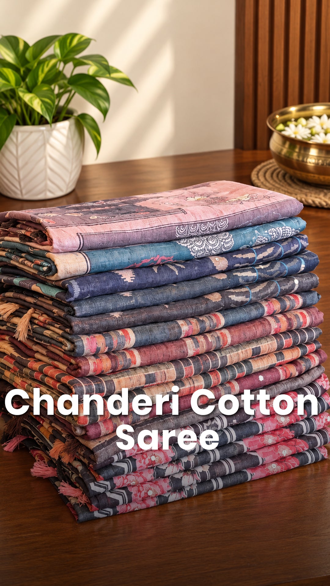 Saree Code - TTDS3588 | TTDS3587
Saree Name - Chanderi Cotton Sar...