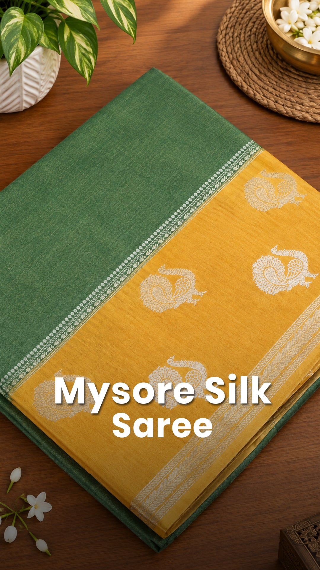 Saree Code - TTDS3561
Saree Name - Semi Mysore Silk Saree
Blouse ...