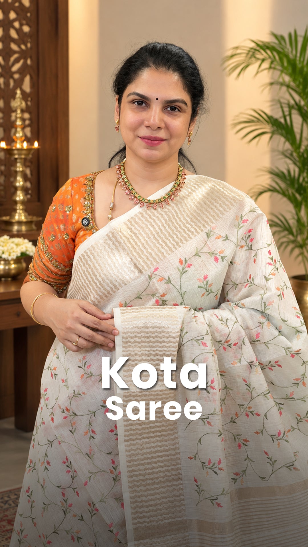 Saree Code - TTDS3590
Saree Name - Kota Saree
Blouse - Self Colou...