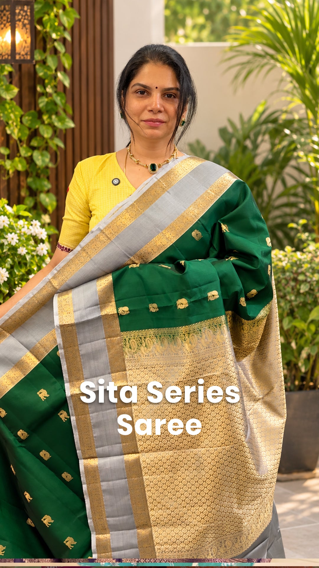 Saree Name - Sita Series (Pure Silk Saree)
Blouse - Contrast Blous...