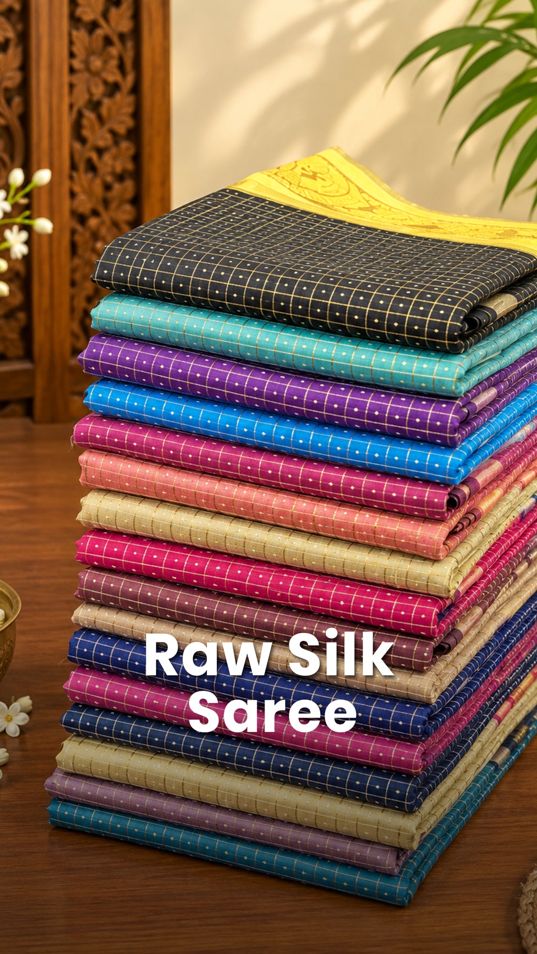 Saree Name - Raw Silk Saree
Blouse - contrast Blouse
Length - 5m...