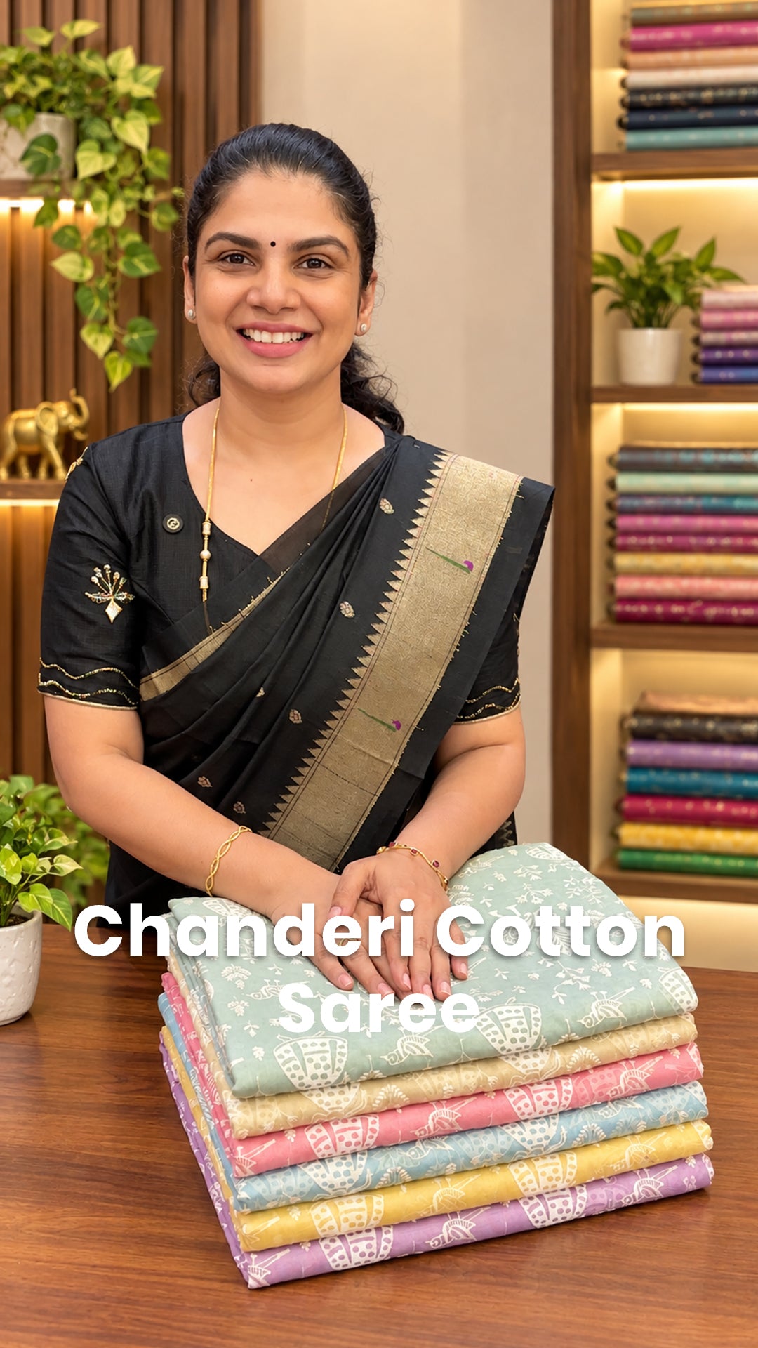 Saree Name - Chanderi Cotton Saree
Blouse - Self Colour Blouse
Pr...