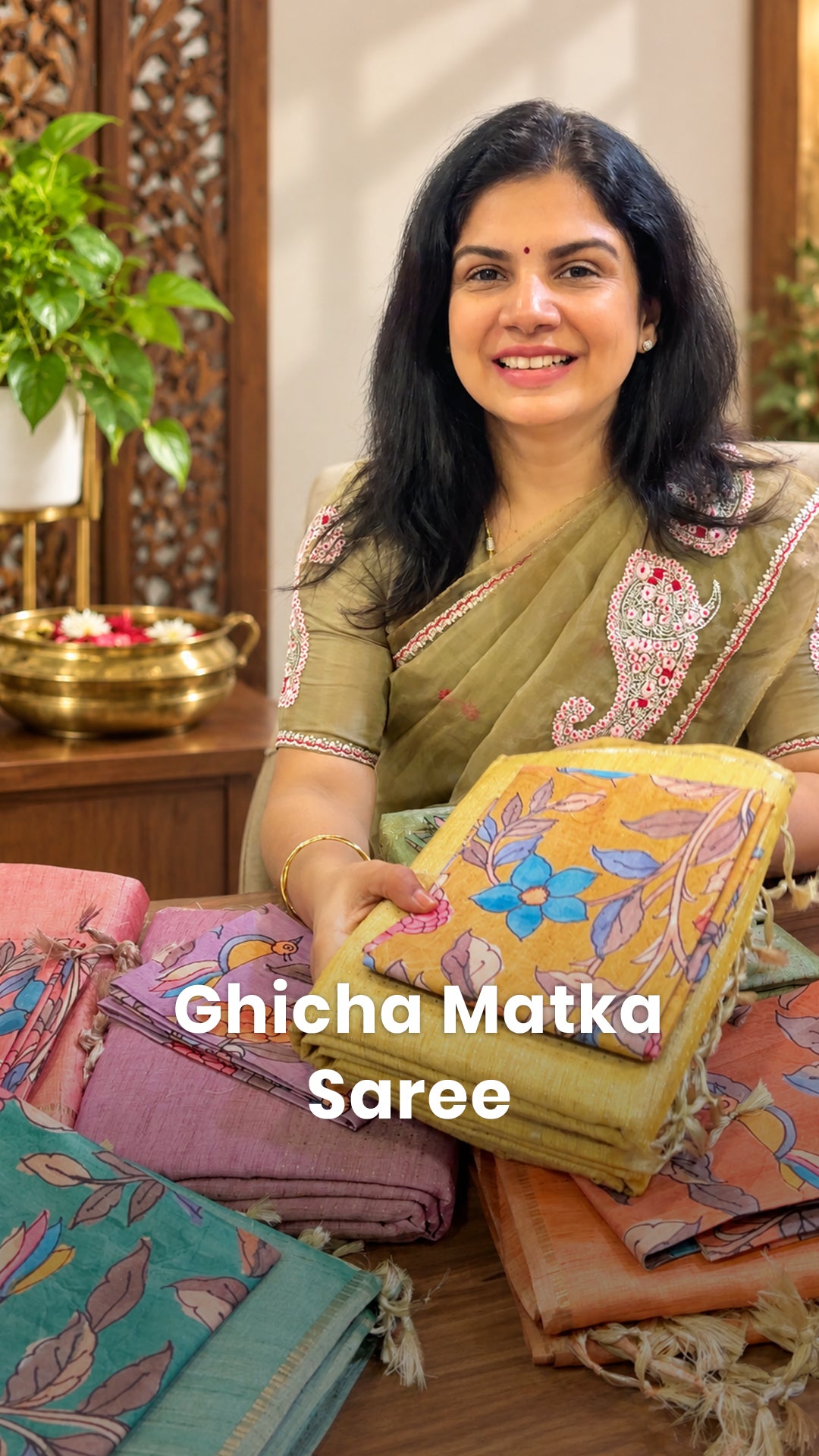 Saree Code - TTDS3611
Saree Name - Ghicha Matka Saree
Blouse - Pr...