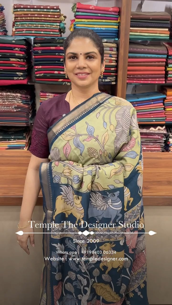 Saree Code - TTDS3344
Saree Name - Mangalagiri Cotton Saree
Price...