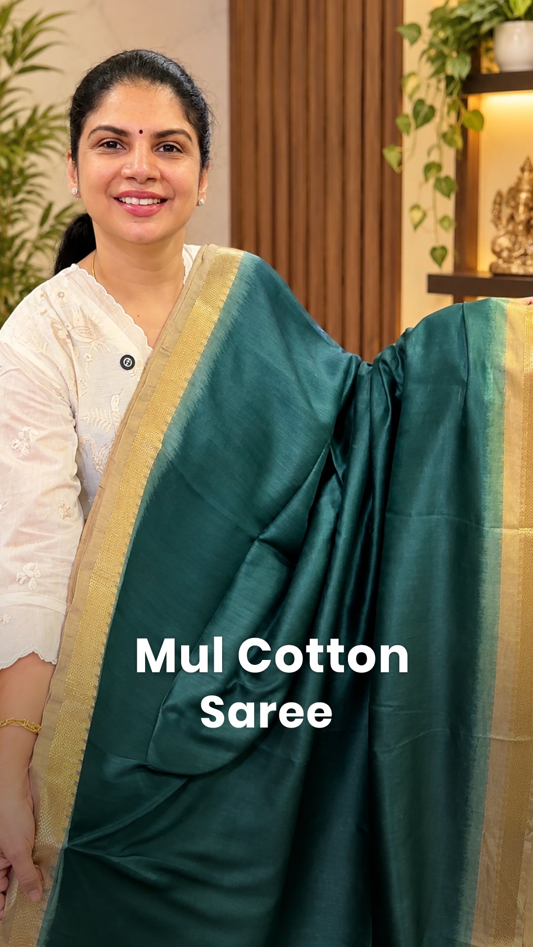 Saree Name - Mul Cotton Saree
Blouse - Contrast Blouse
Price - Rs...