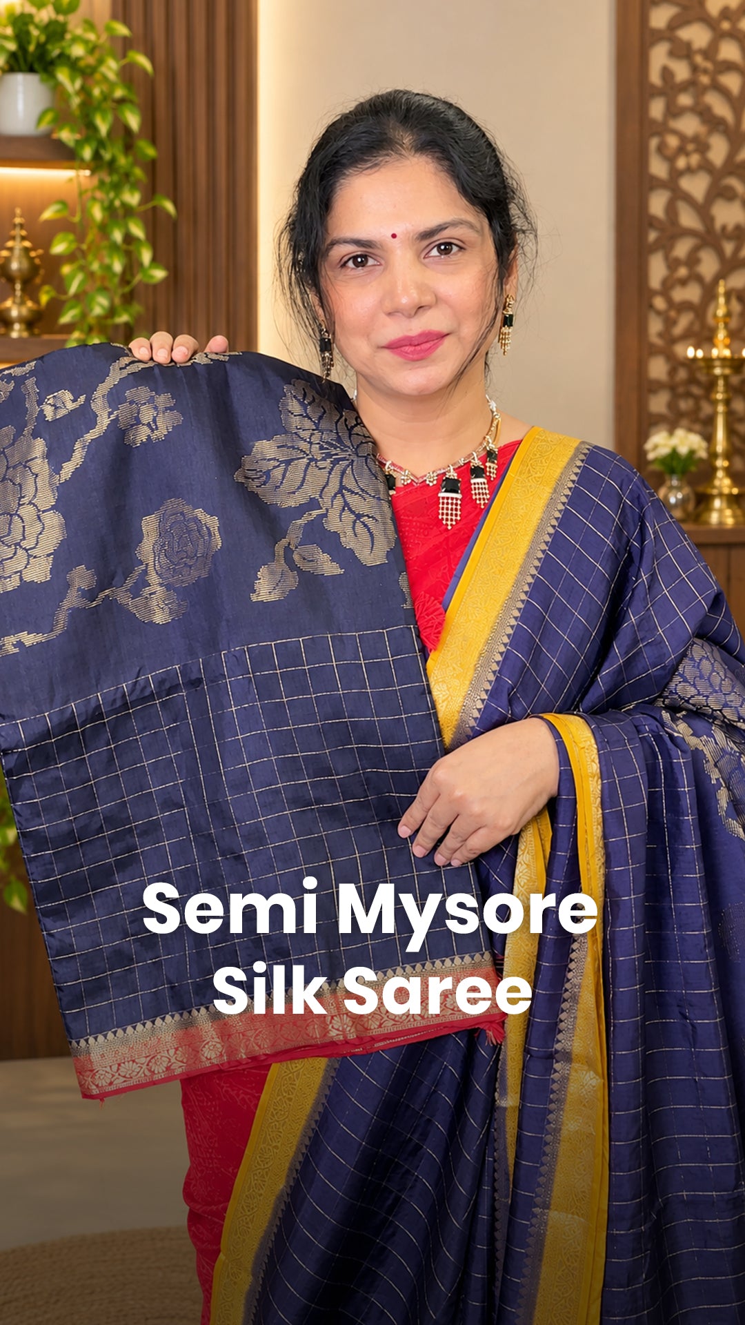 Saree Code - TTDS3671
Saree Name - Semi Mysore Sik Saree
Blouse -...