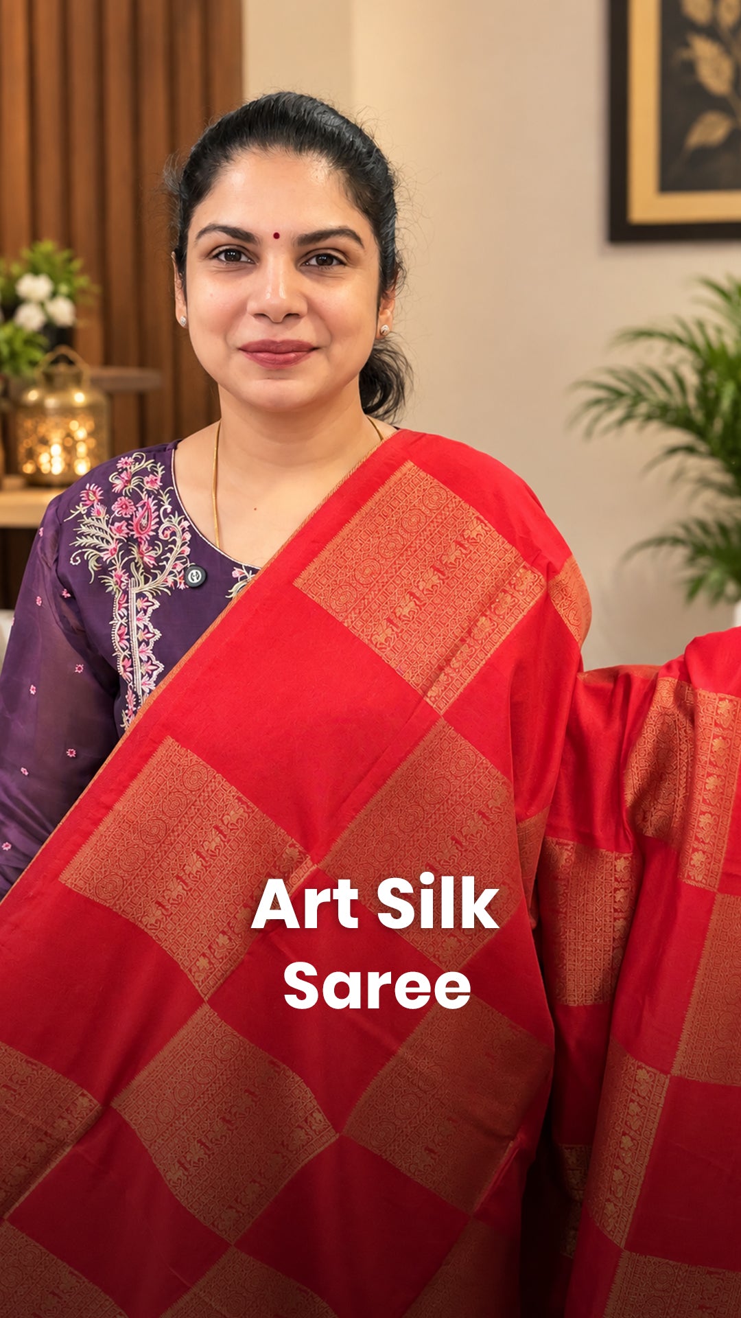 Saree Code - TTDS3672
Saree Name - Art Silk Saree
Price - Rs.1300...