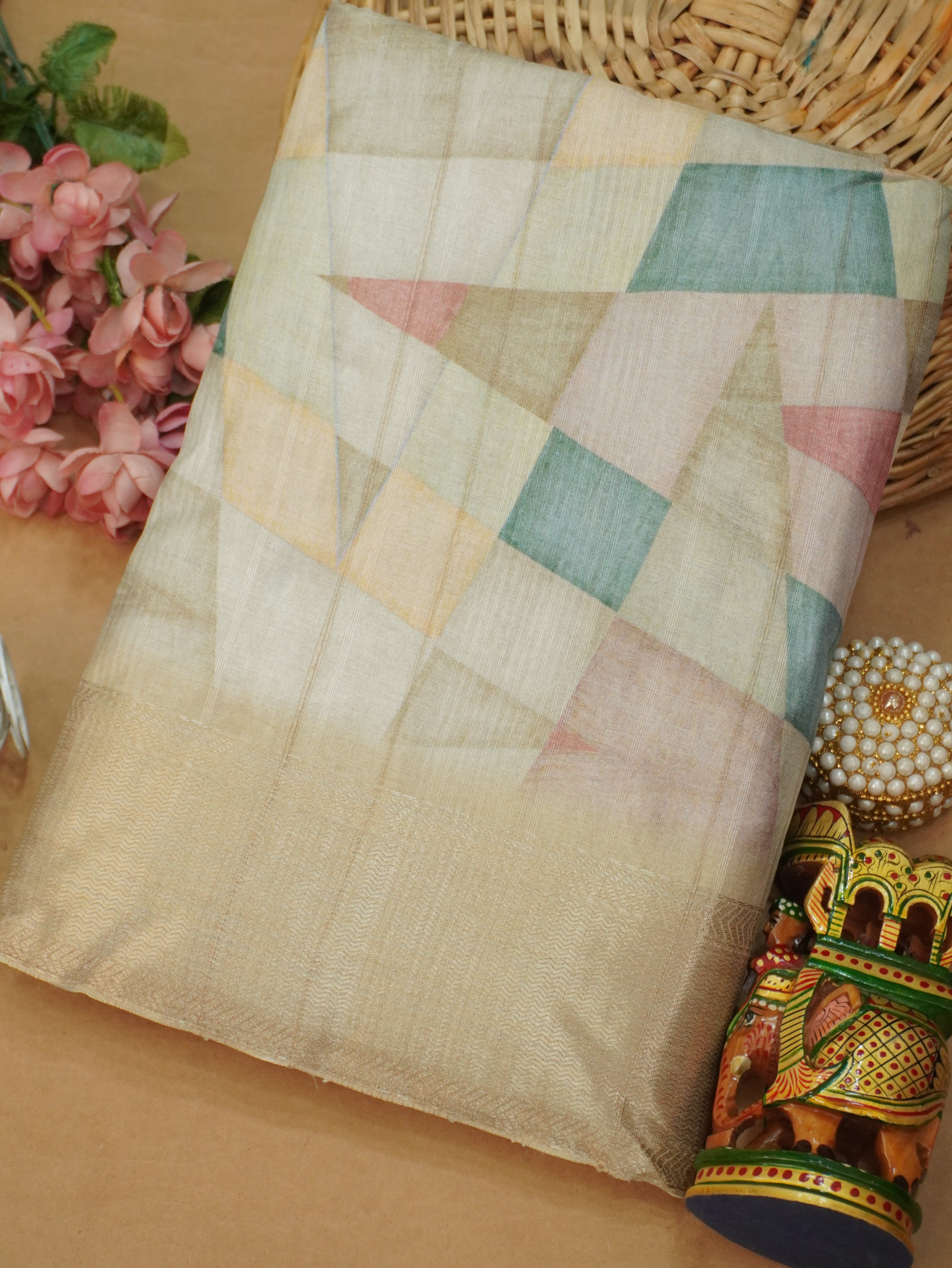 Tussar Silk Saree | TTDS3213