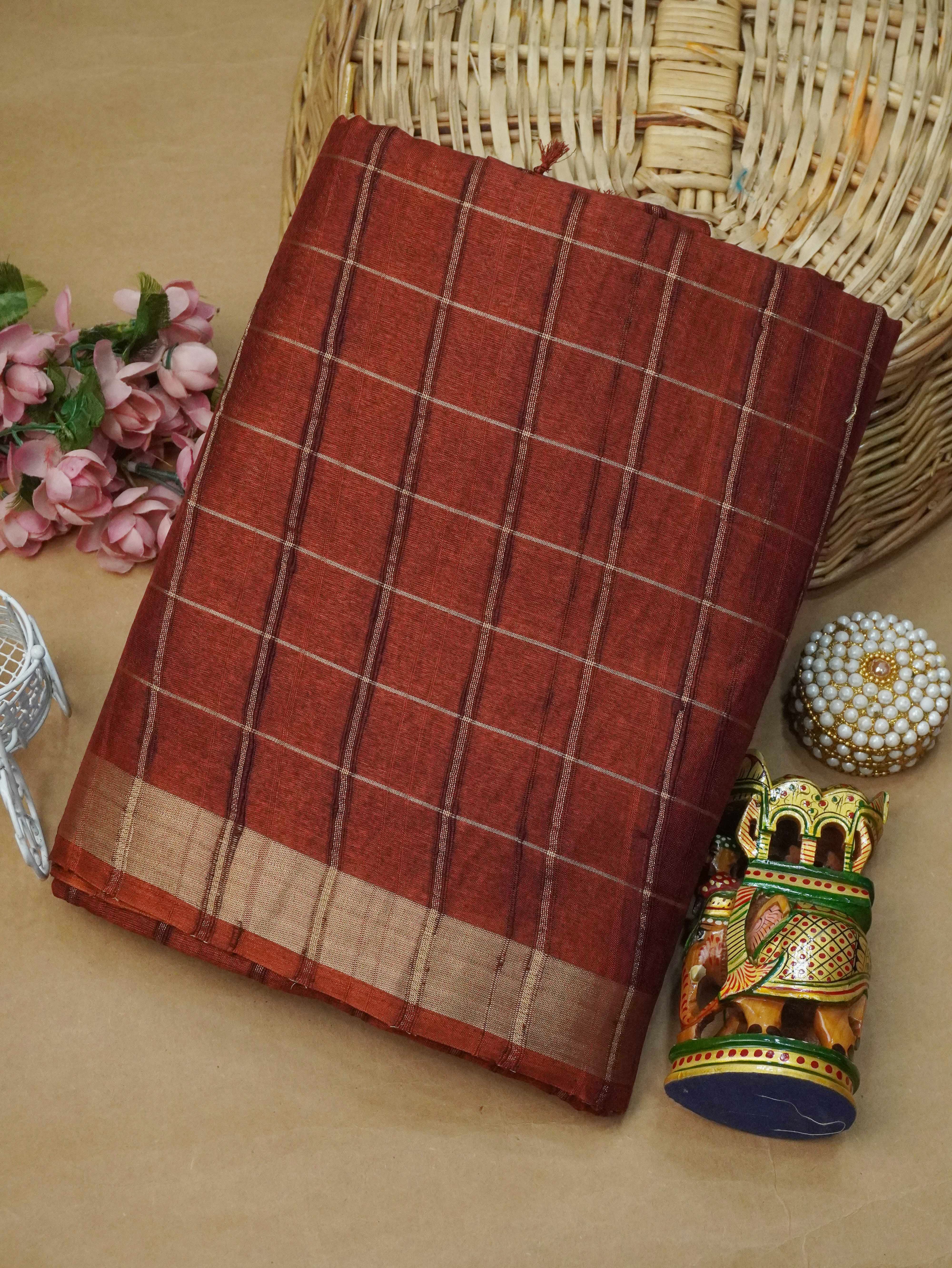 Matka Handloom Silk Saree | TTDS3225