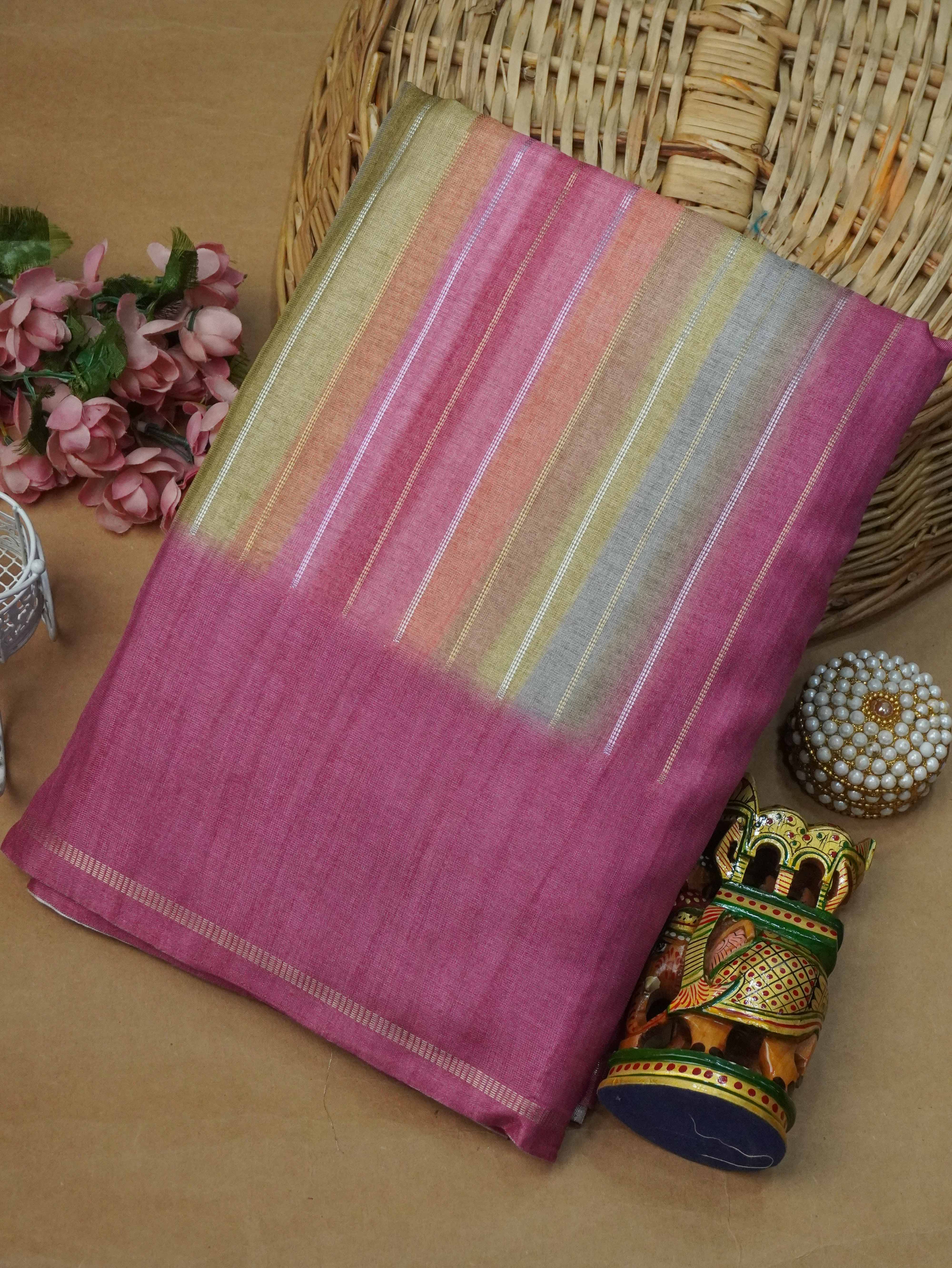 Handloom Matka Silk Saree | TTDS3230
