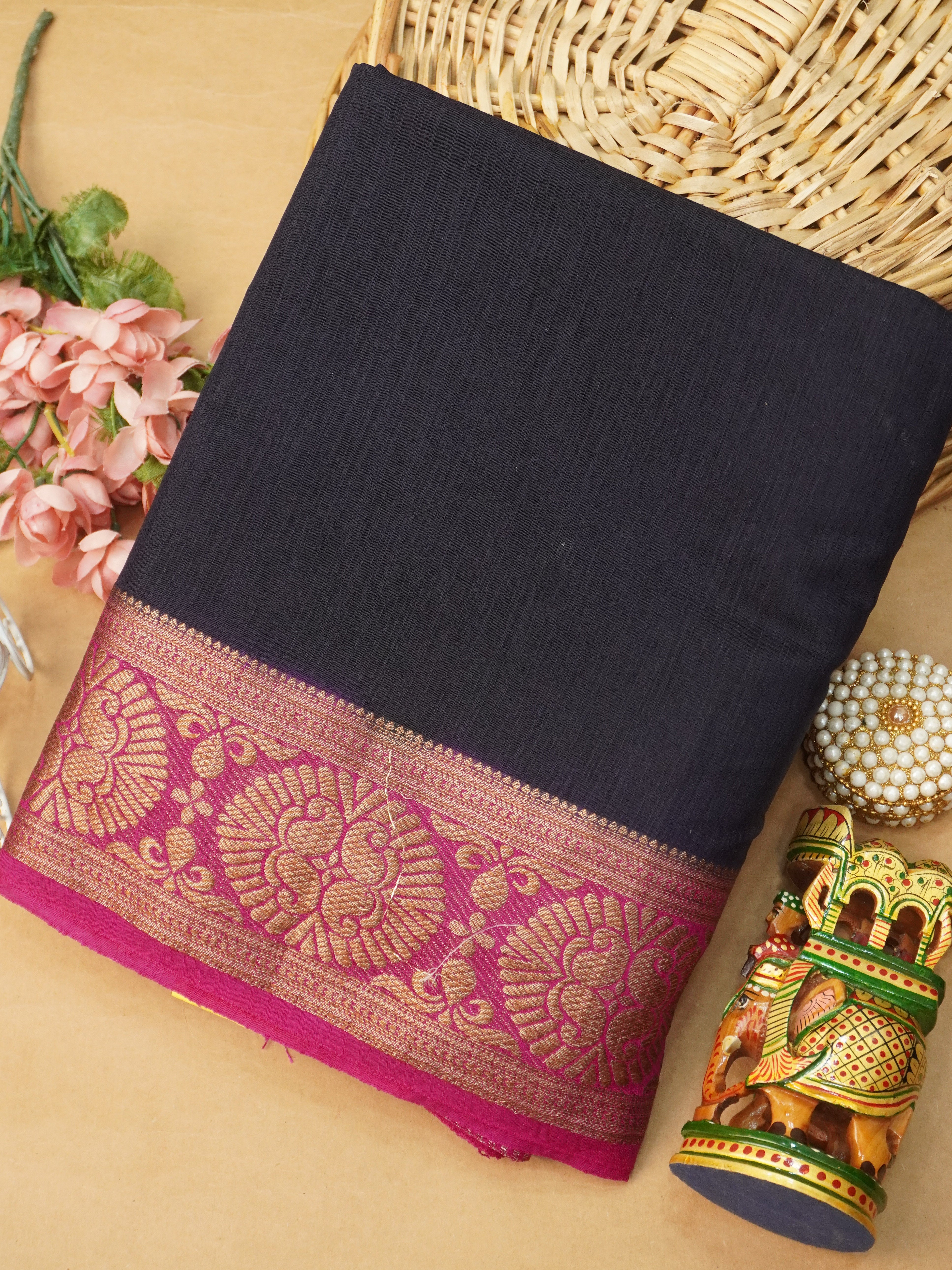 Jute Silk Saree | TTDS3207