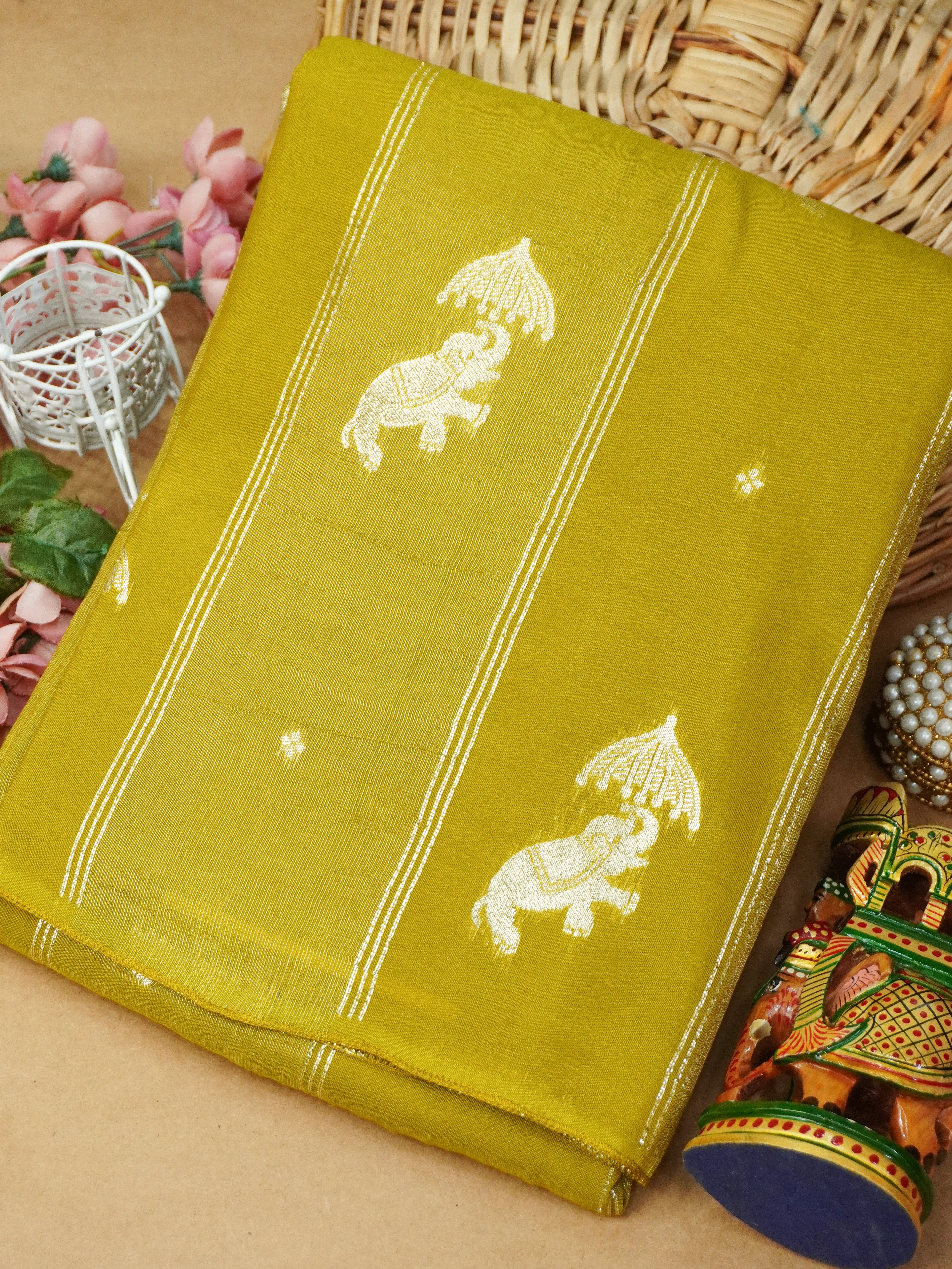 Viscose Georgette Saree | TTDS3161