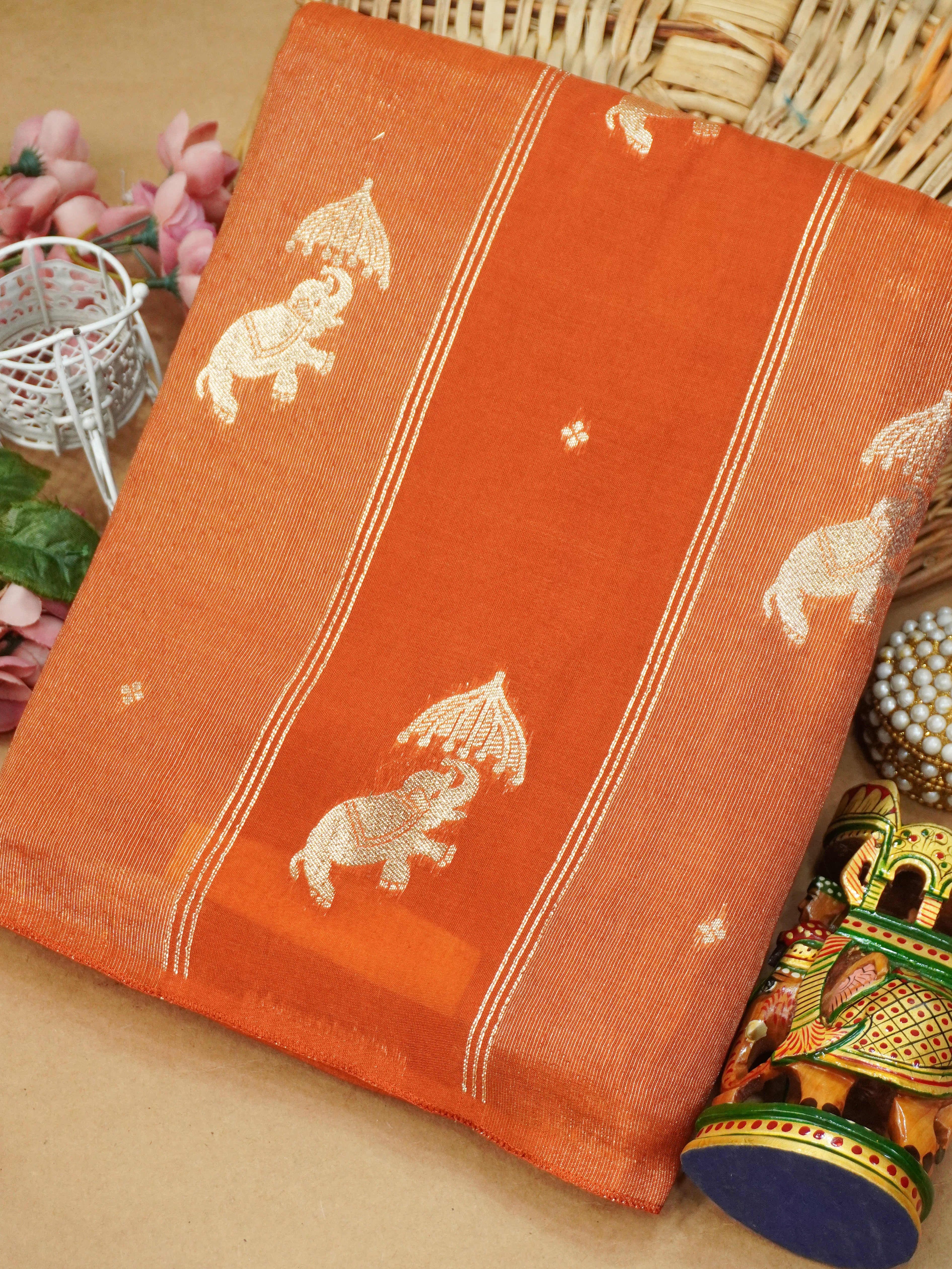 Viscose Georgette Saree | TTDS3161